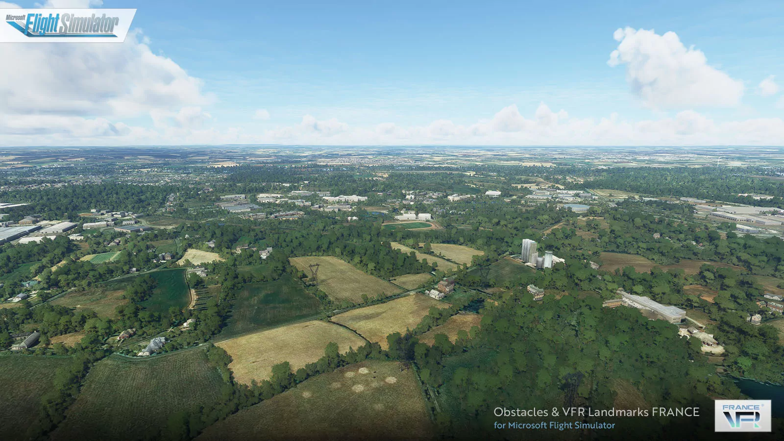 Лендмарки Франции, ориентиры для визуальных полетов