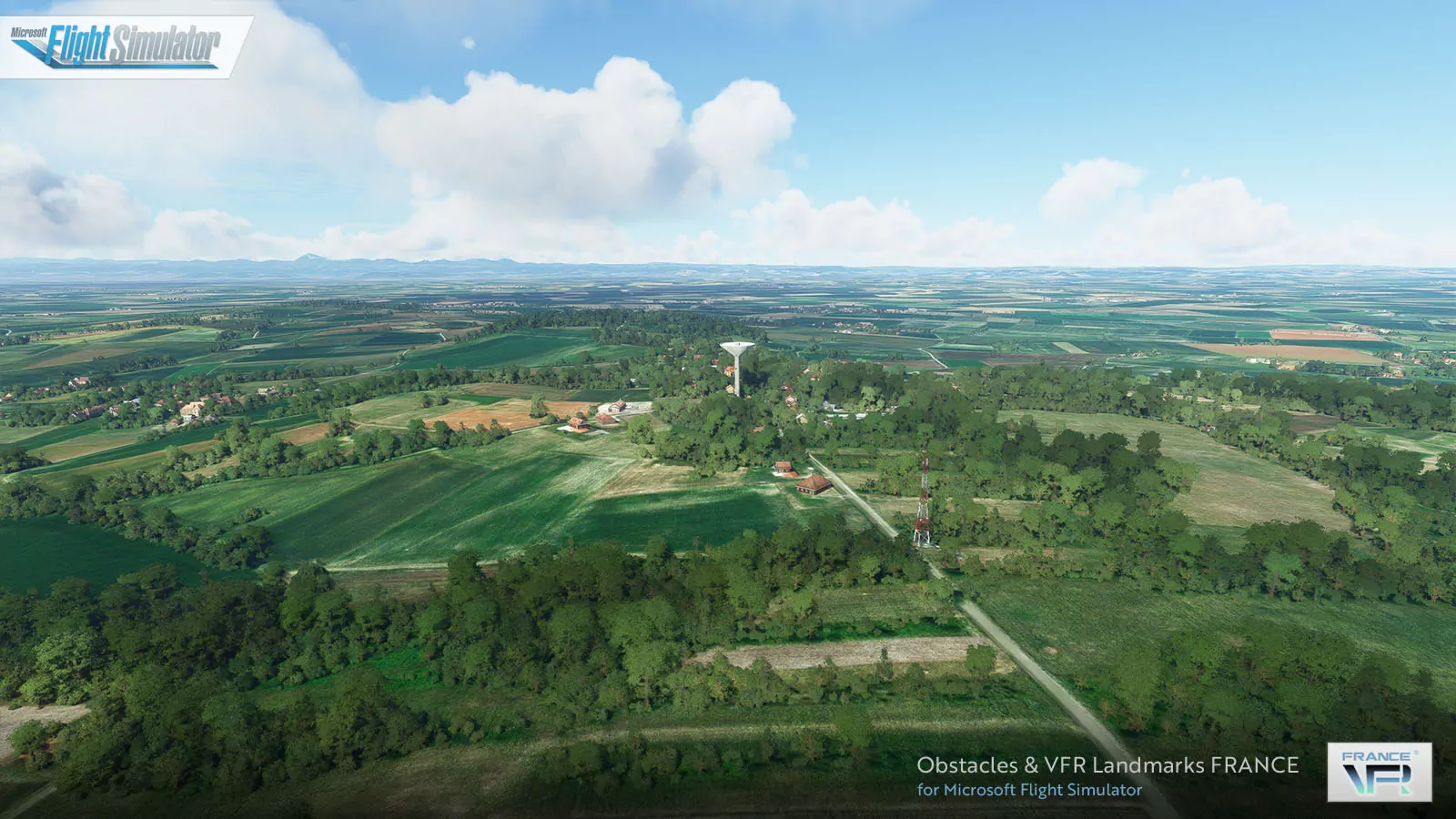 Лендмарки Франции, ориентиры для визуальных полетов