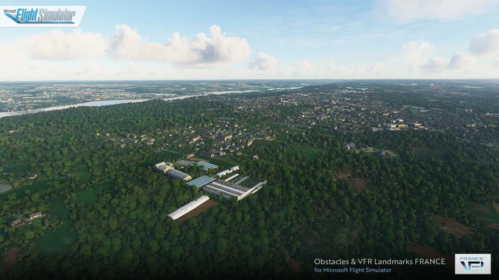 Лендмарки Франции, ориентиры для визуальных полетов