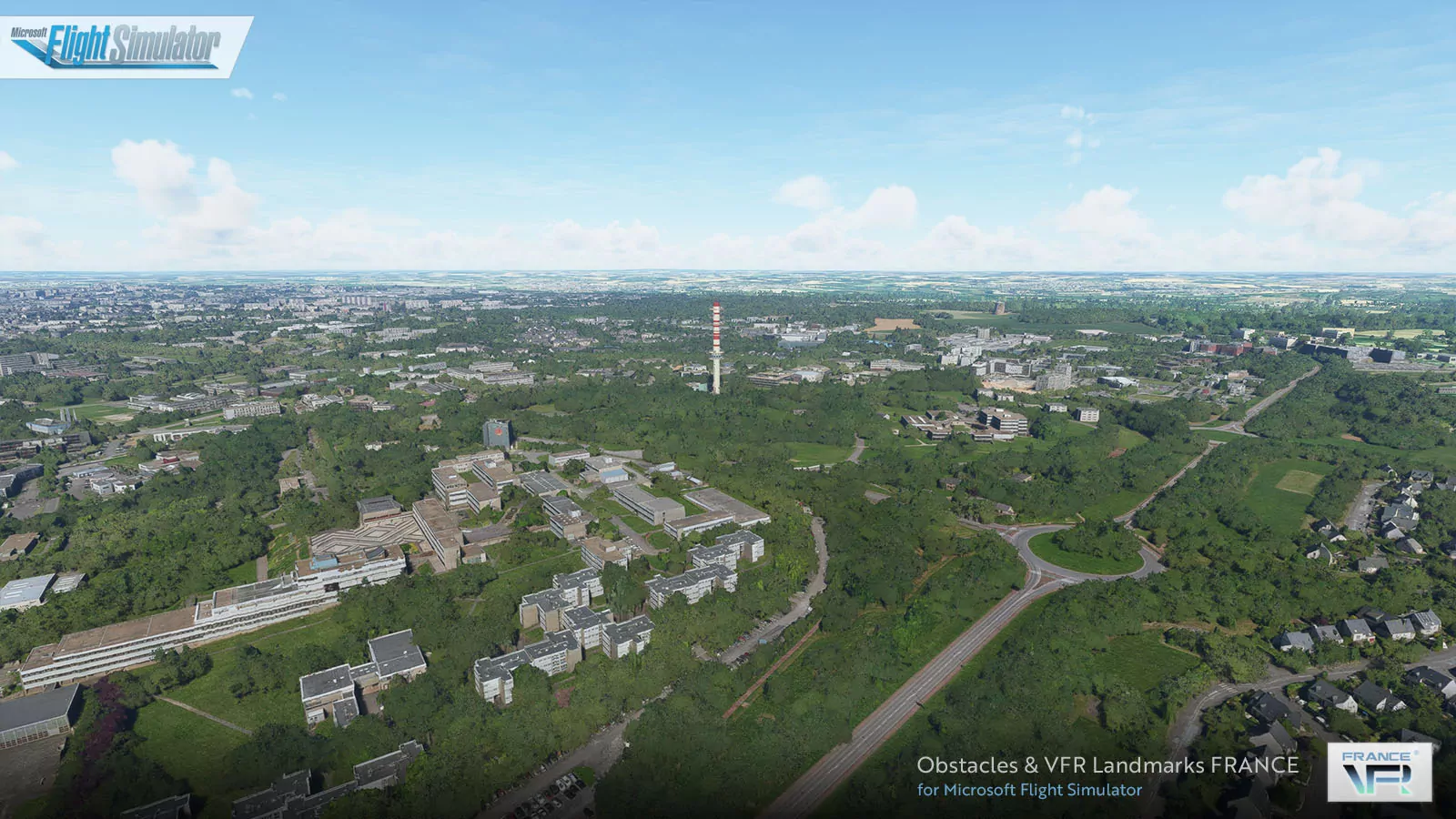Лендмарки Франции, ориентиры для визуальных полетов