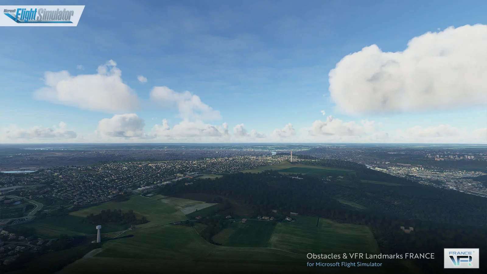 Лендмарки Франции, ориентиры для визуальных полетов