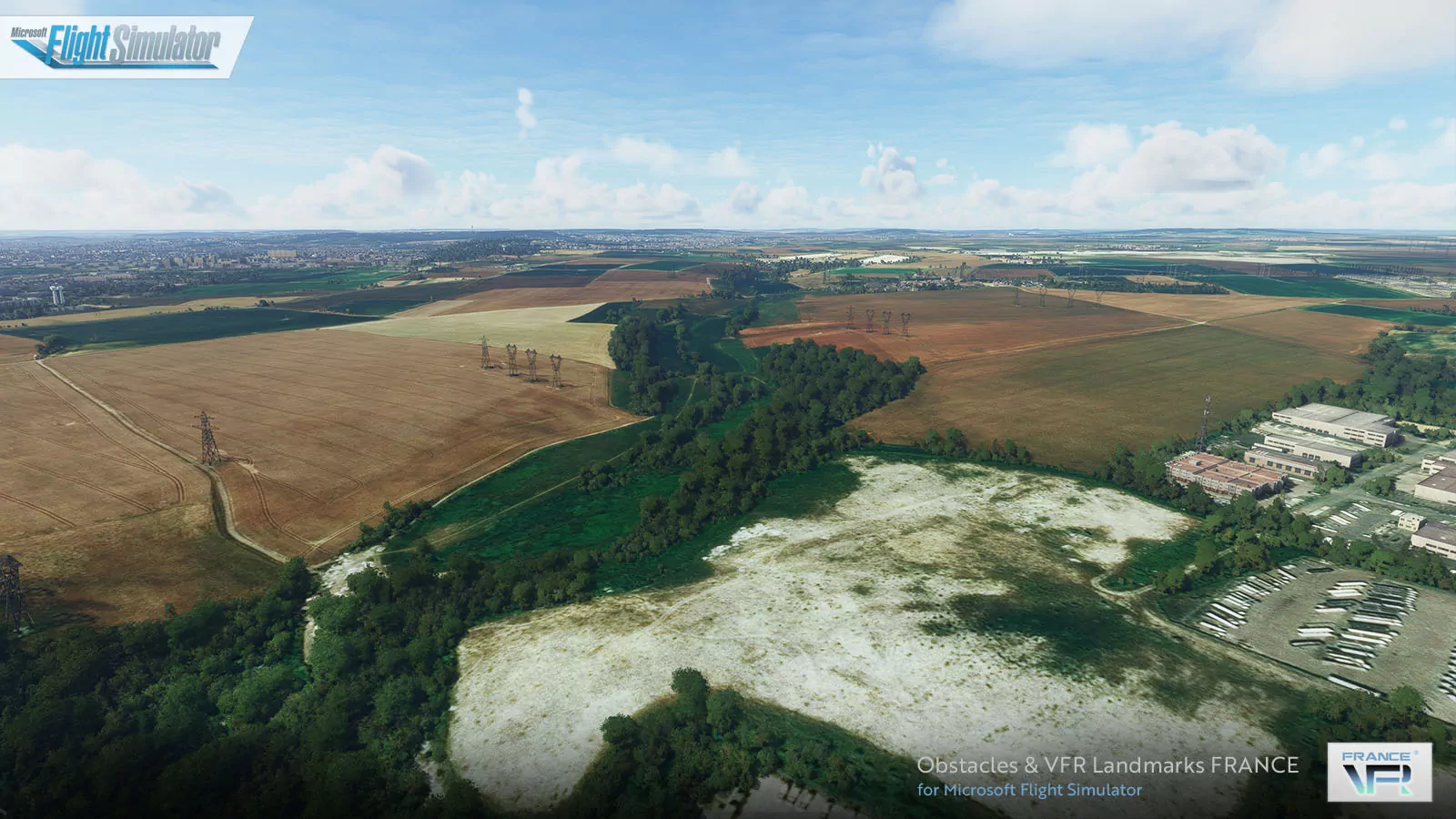 Лендмарки Франции, ориентиры для визуальных полетов