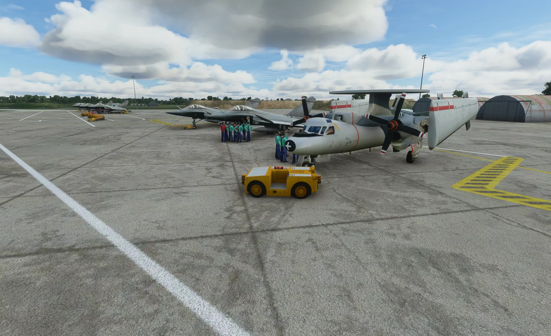 Авиабаза LFRJ ( Сен-Серве, Франция )