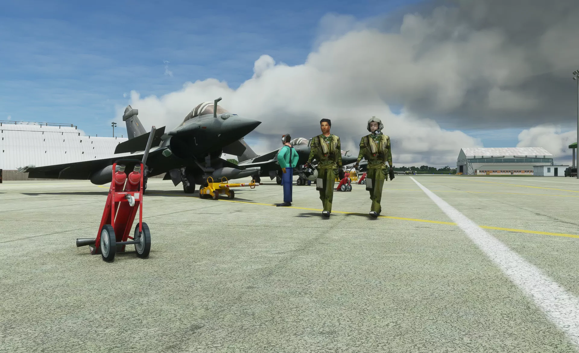 Авиабаза LFRJ ( Сен-Серве, Франция )