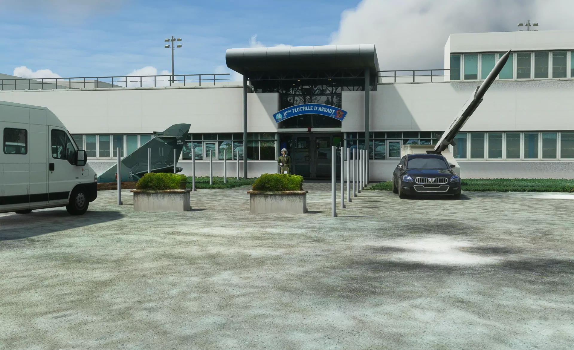 Авиабаза LFRJ ( Сен-Серве, Франция )