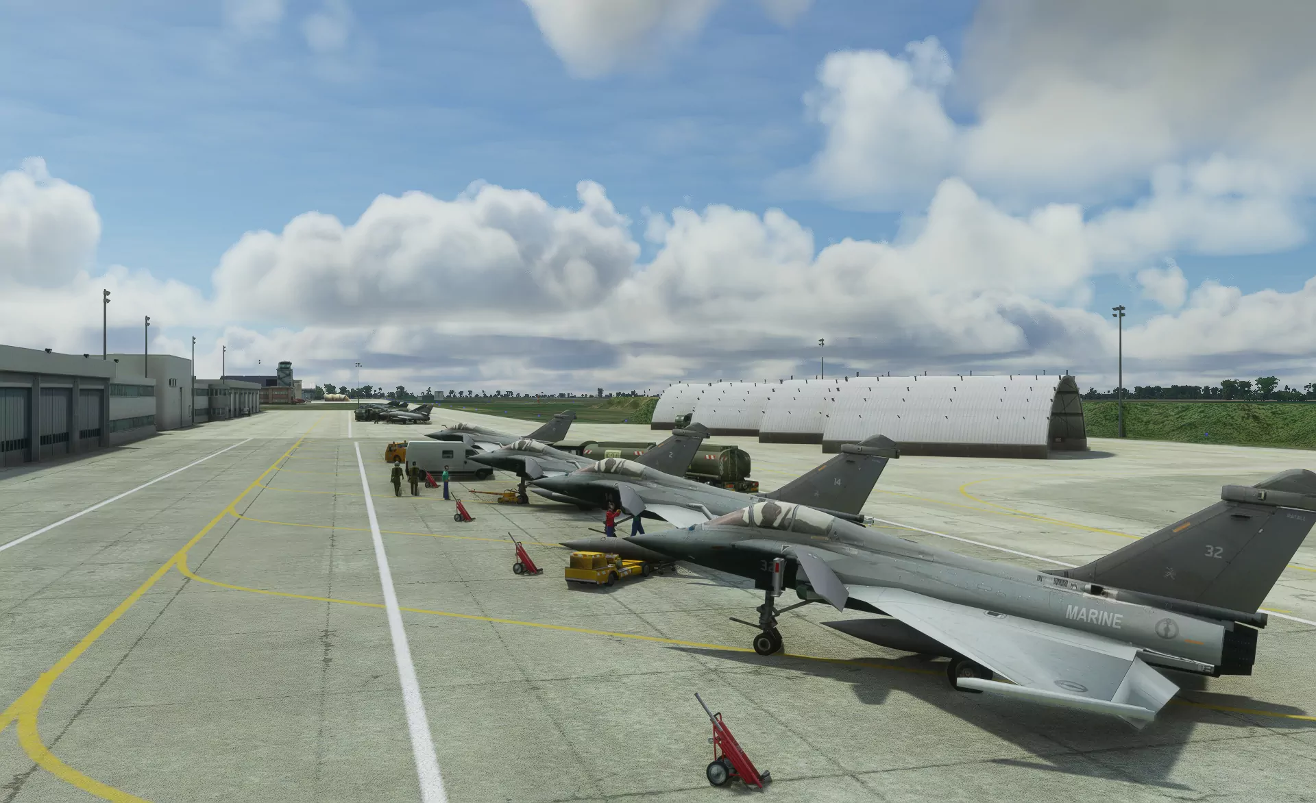 Авиабаза LFRJ ( Сен-Серве, Франция )