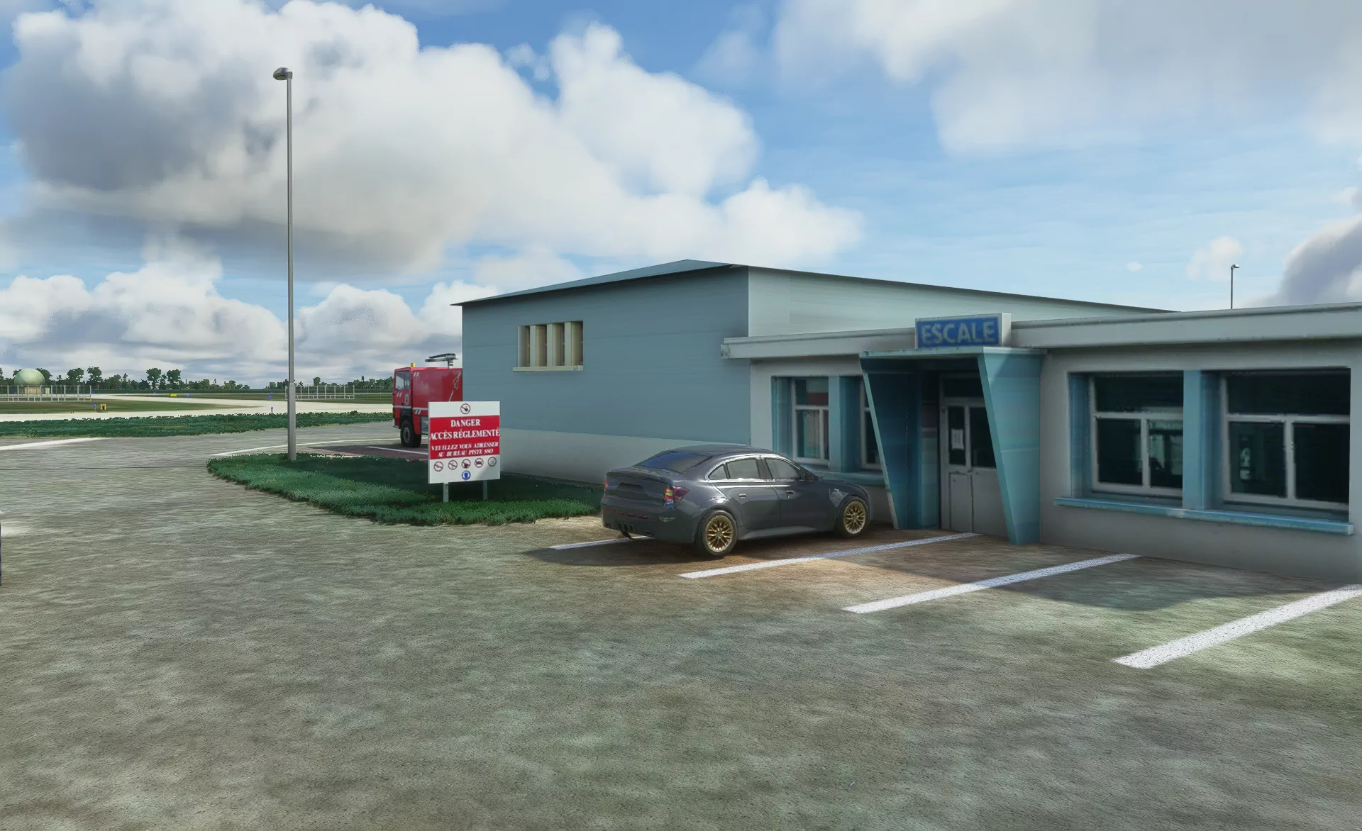 Авиабаза LFRJ ( Сен-Серве, Франция )