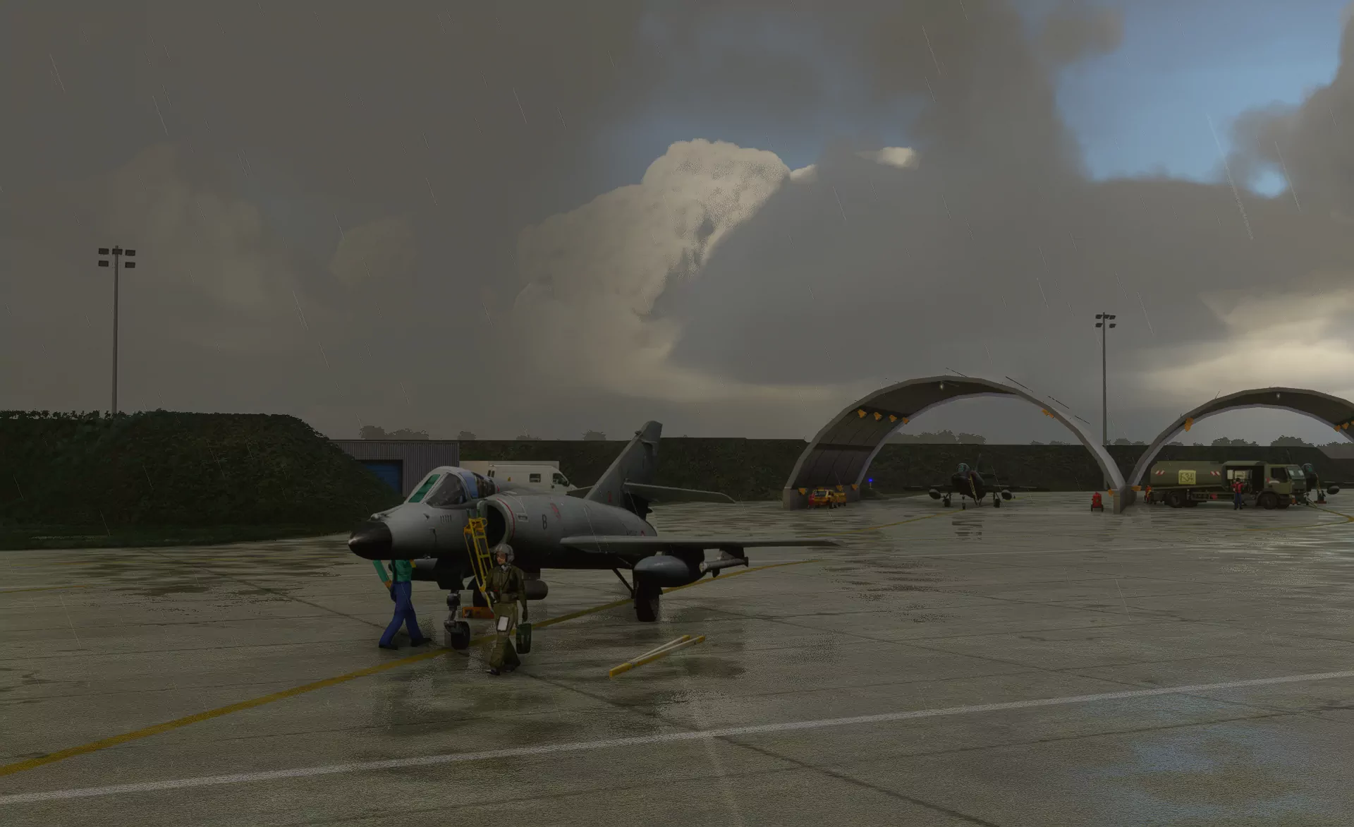 Авиабаза LFRJ ( Сен-Серве, Франция )