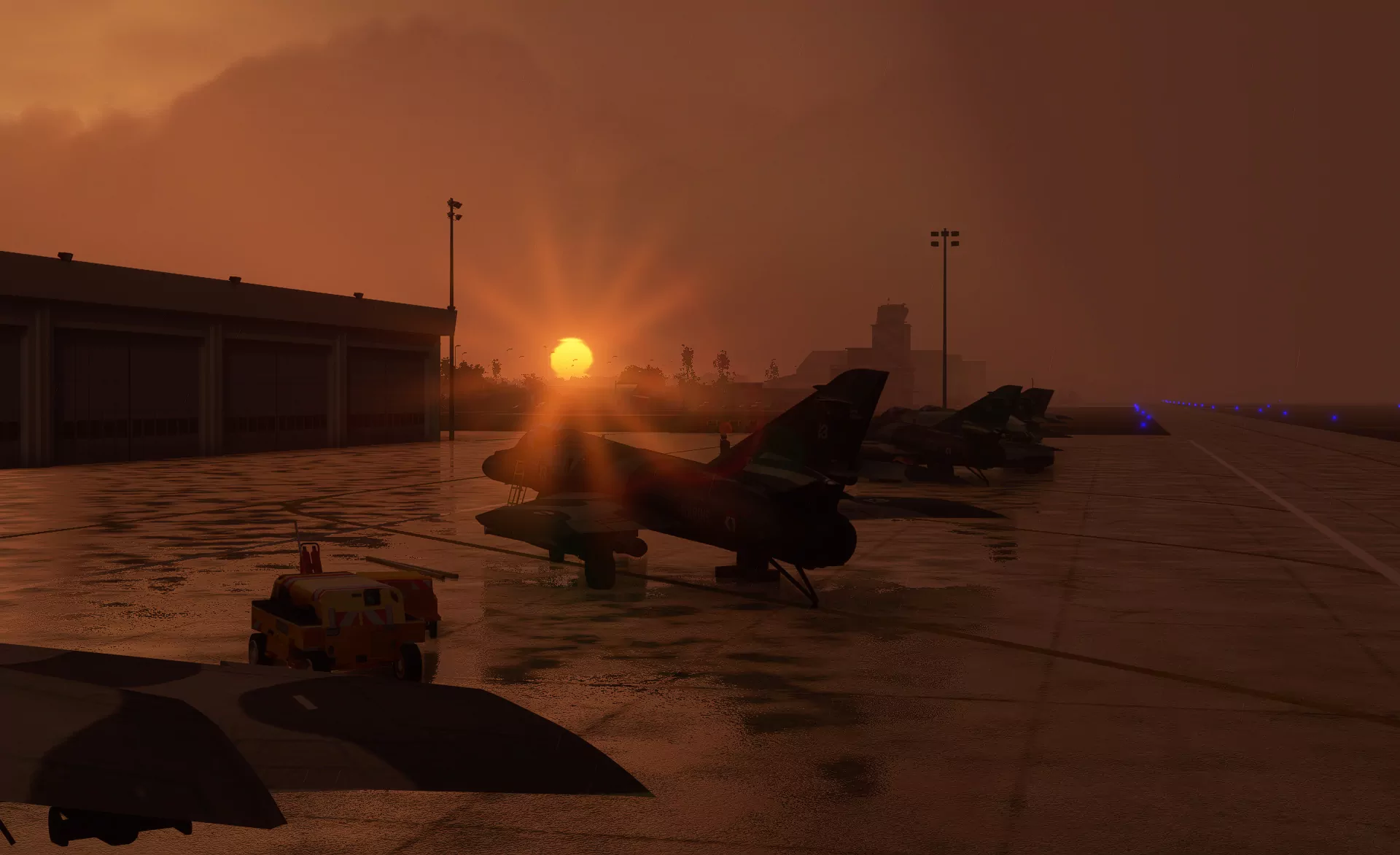 Авиабаза LFRJ ( Сен-Серве, Франция )