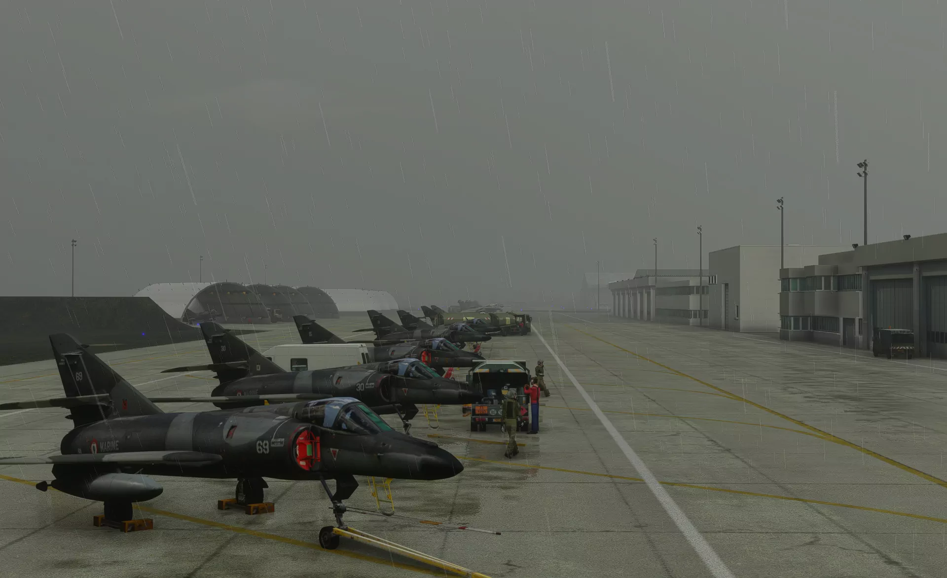 Авиабаза LFRJ ( Сен-Серве, Франция )