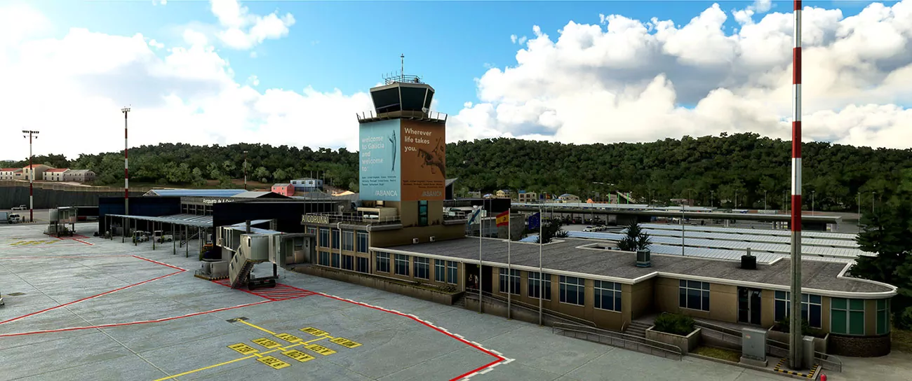 Аэропорт LECO ( Ла-Корунья, Испания )