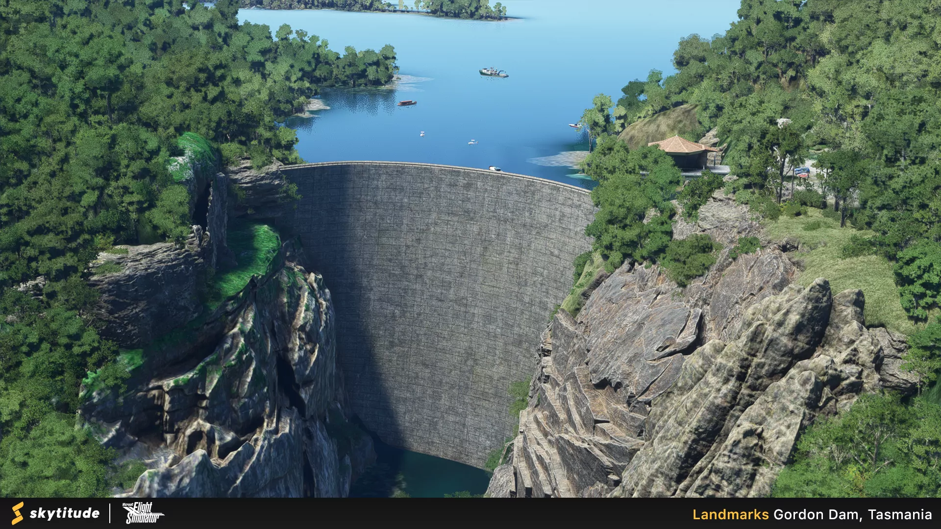 Плотина Гордон лендмарки, Австралия