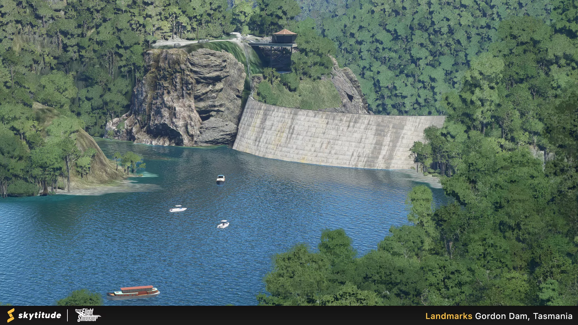 Плотина Гордон лендмарки, Австралия