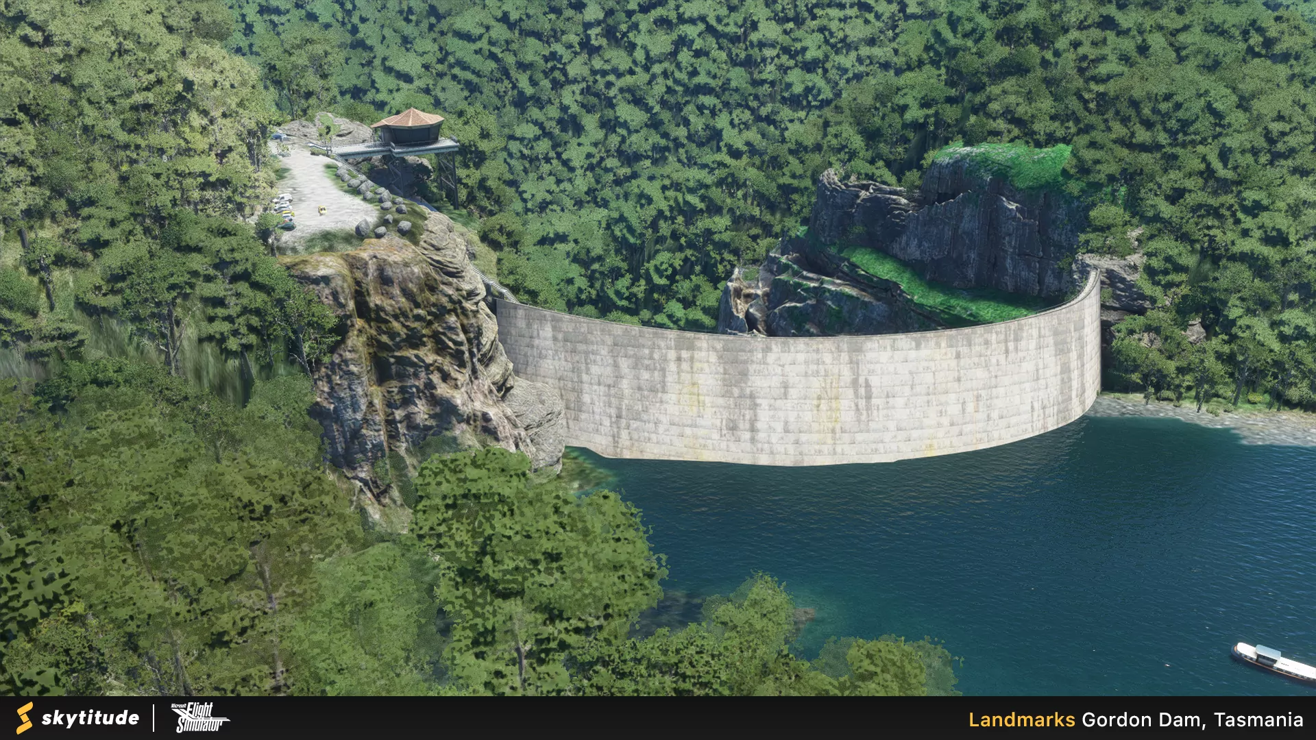 Плотина Гордон лендмарки, Австралия