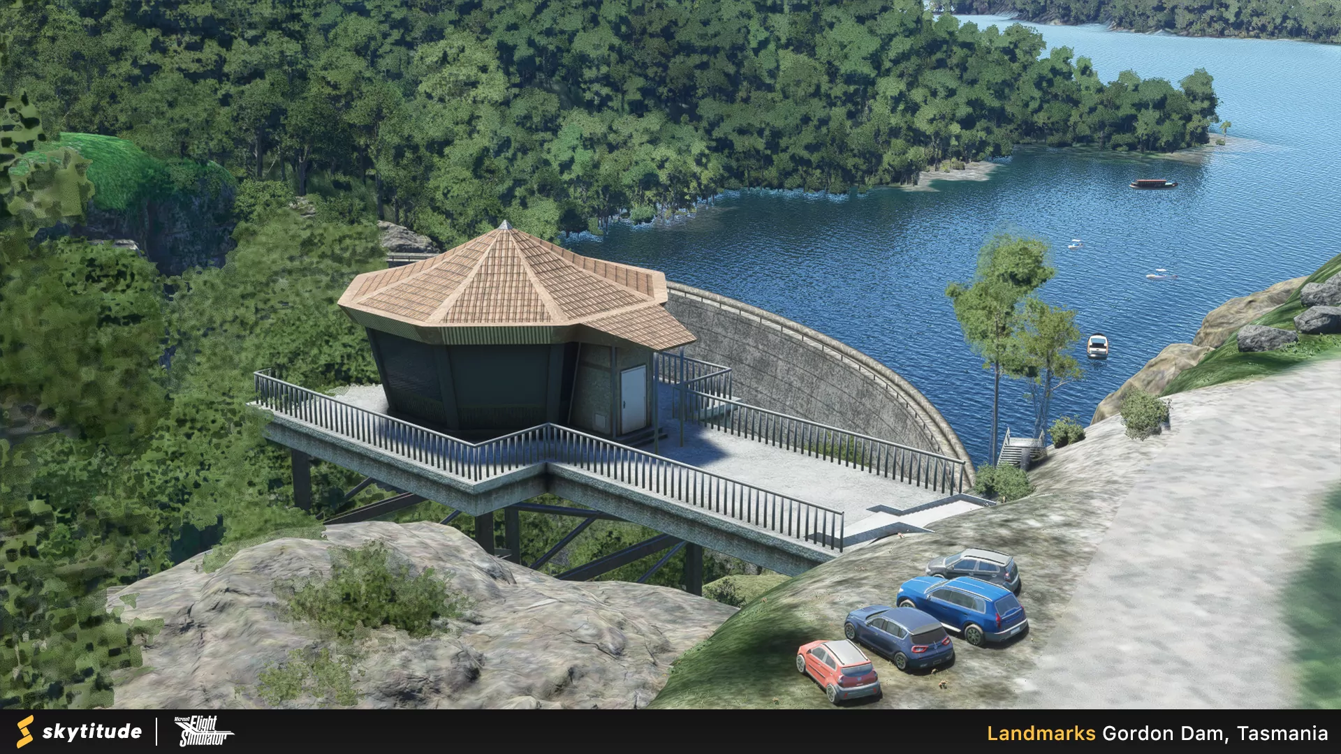 Плотина Гордон лендмарки, Австралия