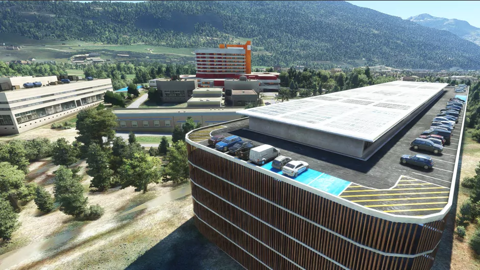 Вертодром LSHS ( Сьон, Швейцария )