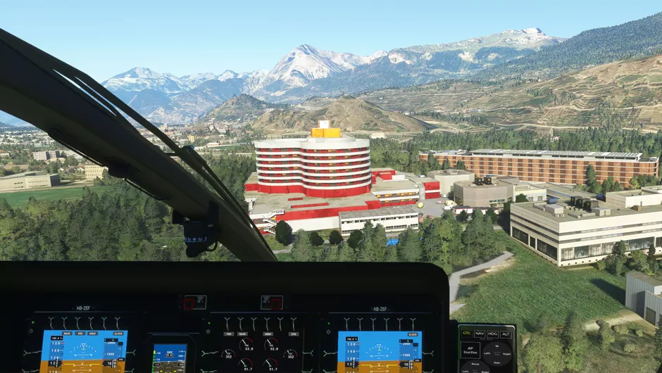 Вертодром LSHS ( Сьон, Швейцария )