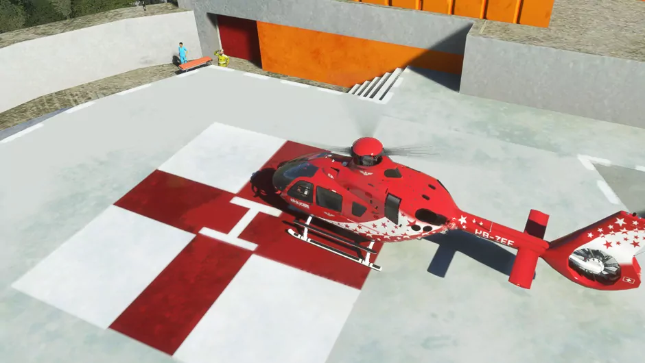 Вертодром LSHS ( Сьон, Швейцария )