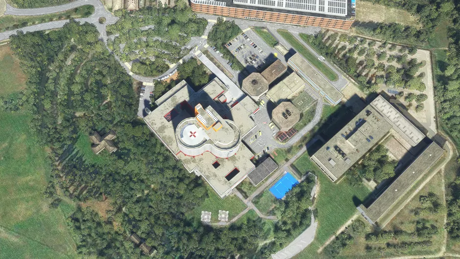 Вертодром LSHS ( Сьон, Швейцария )