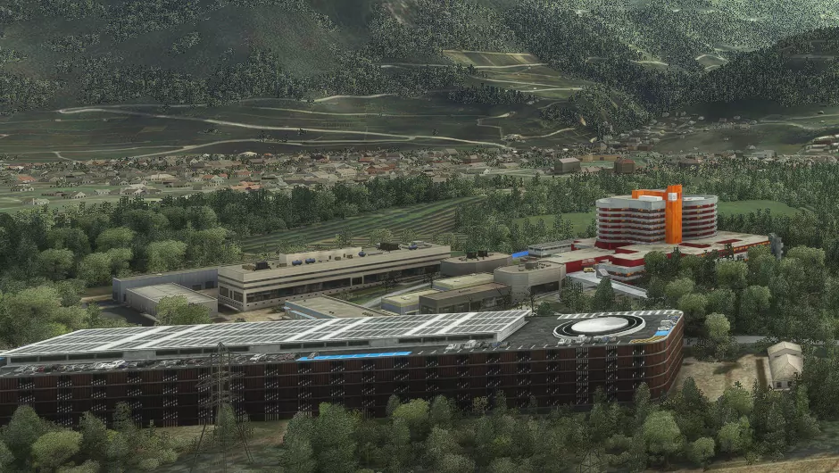 Вертодром LSHS ( Сьон, Швейцария )