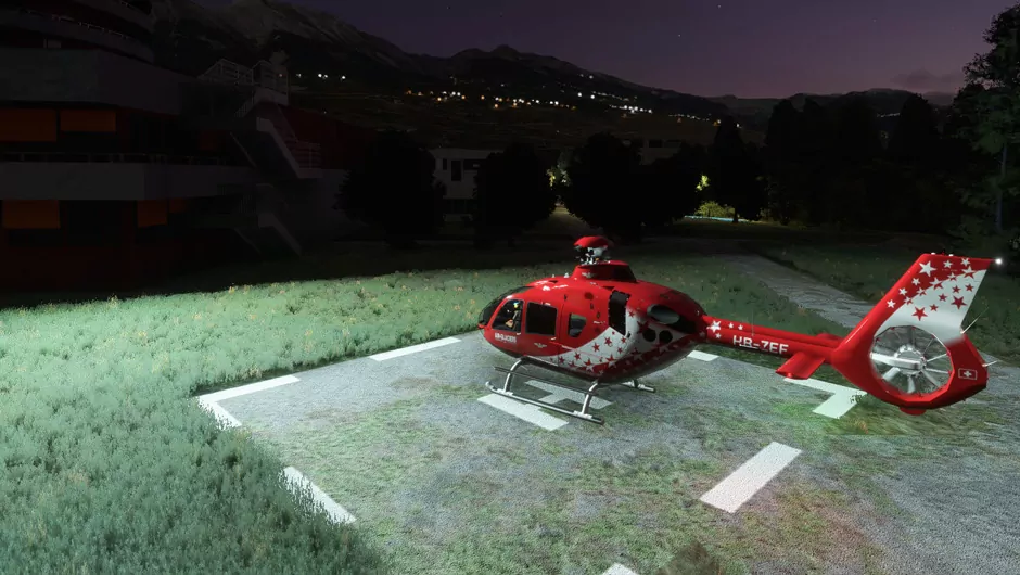 Вертодром LSHS ( Сьон, Швейцария )