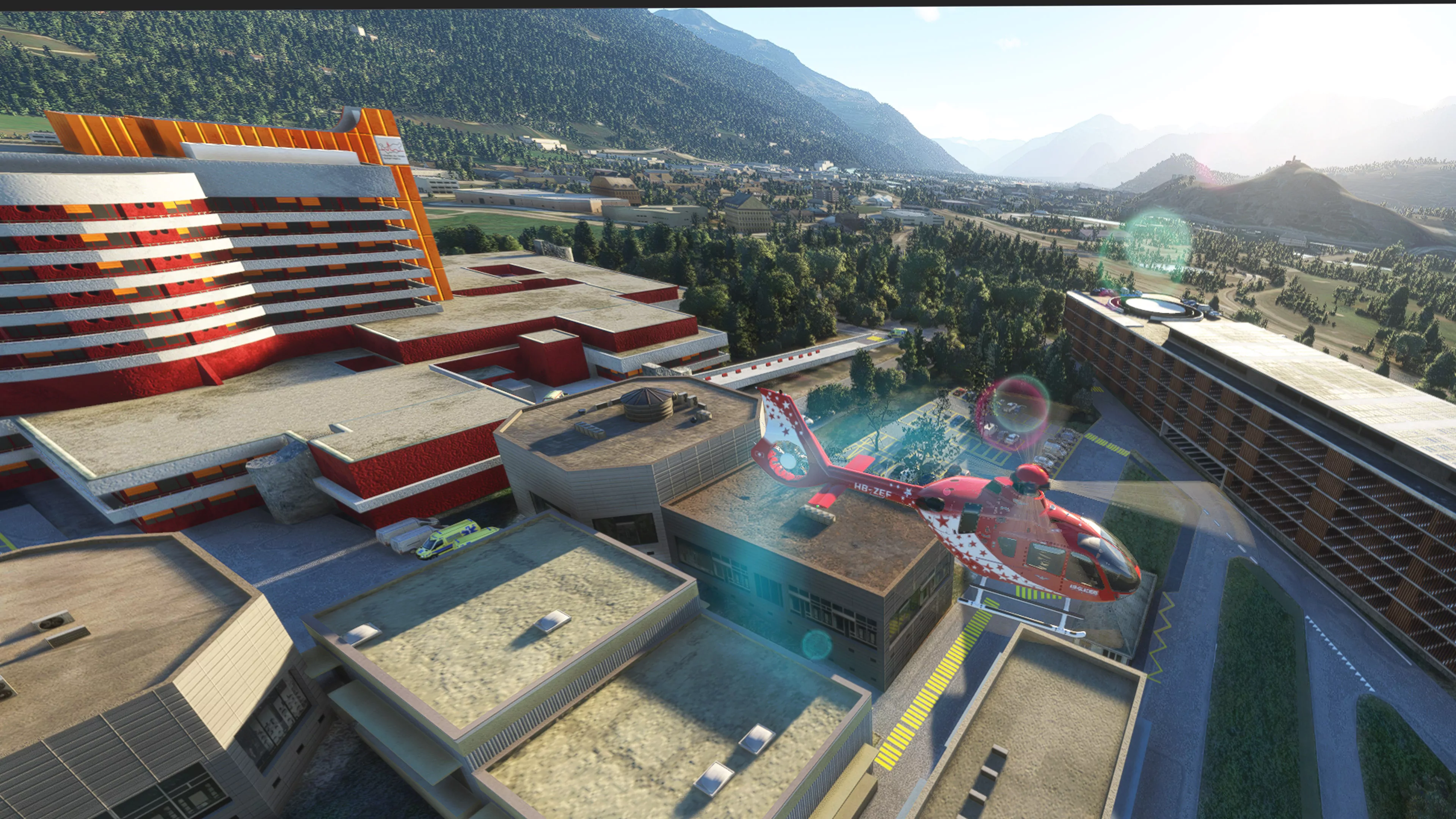 Вертодром LSHS ( Сьон, Швейцария )