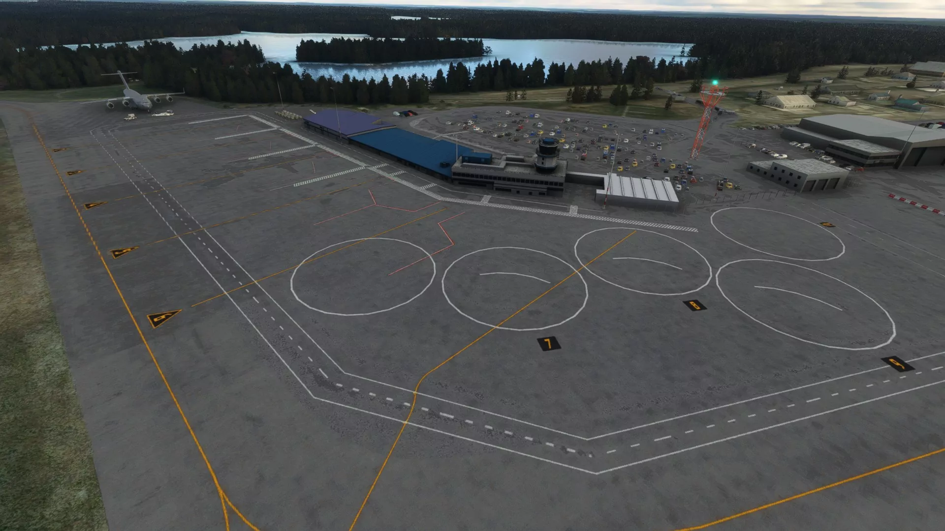 Аэропорт CYZF ( Йеллоунайф, Канада )