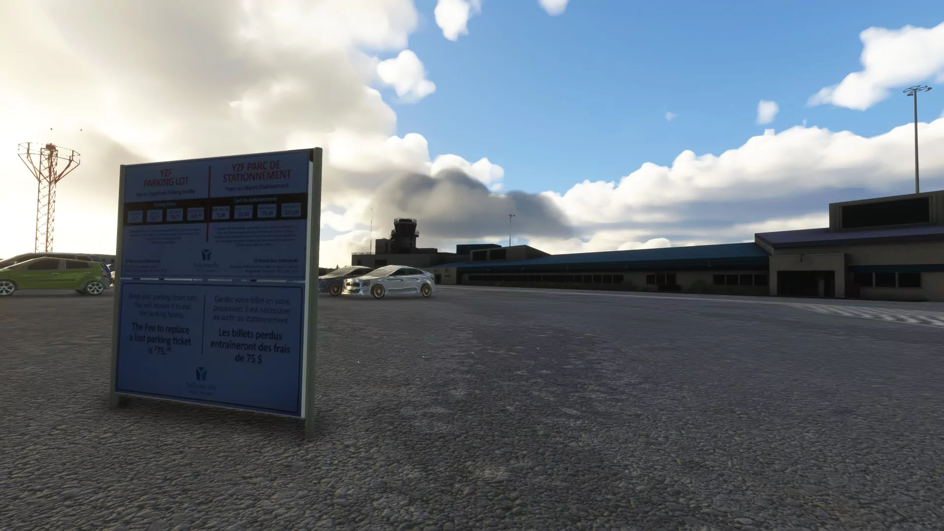 Аэропорт CYZF ( Йеллоунайф, Канада )