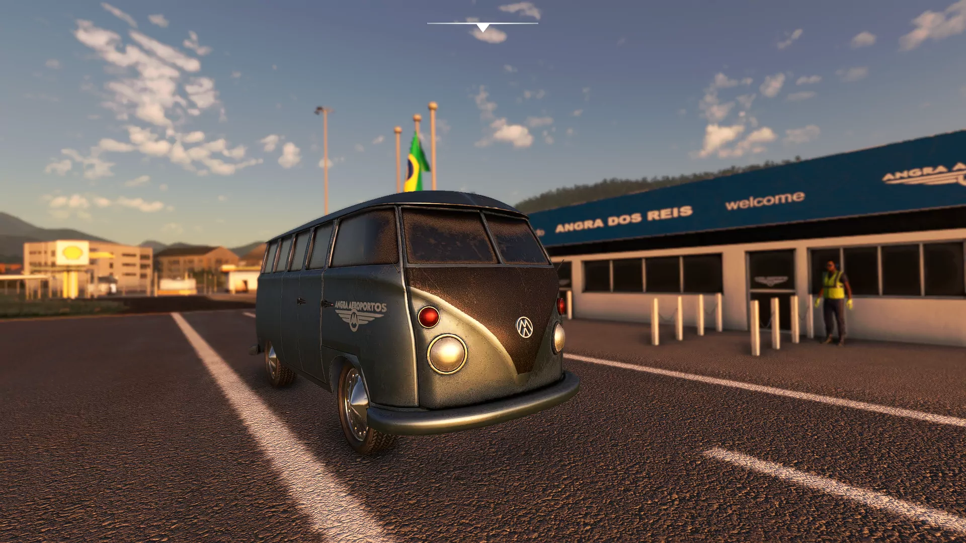 Аэропорт SDAG ( Ангра-дус-Рейс, Бразилия )