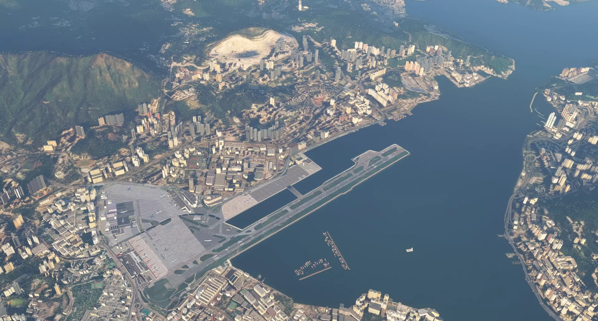 Аэропорт VHHX ( Кайтак, Гонконг )