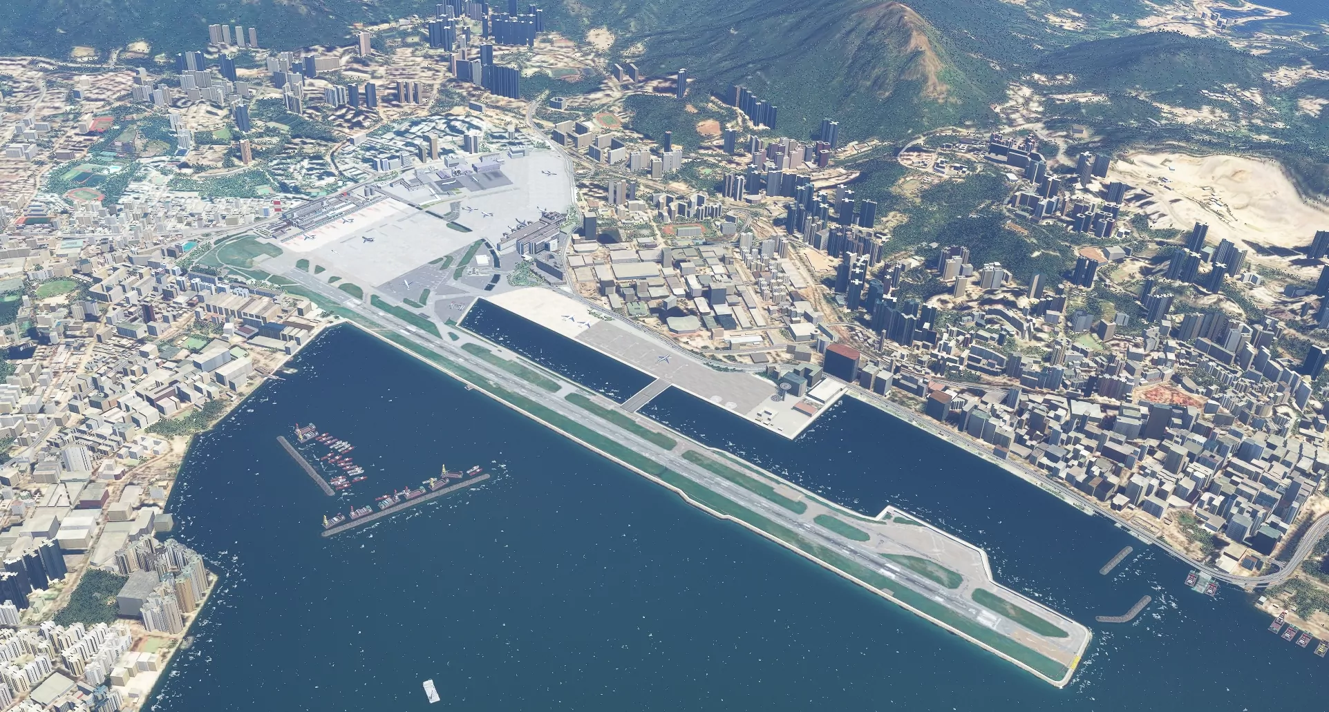 Аэропорт VHHX ( Кайтак, Гонконг )