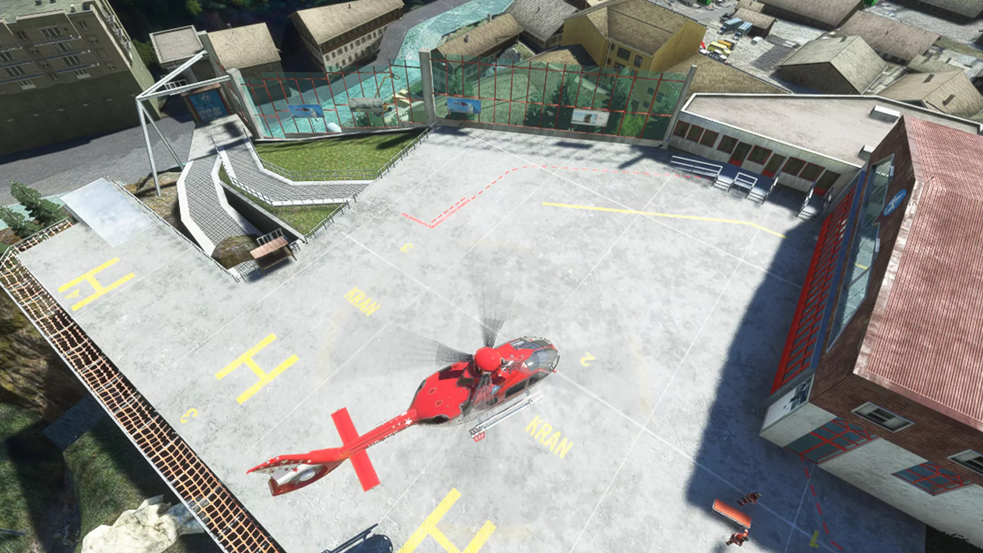 Хелипорт LSEZ ( Церматт, Швейцария )