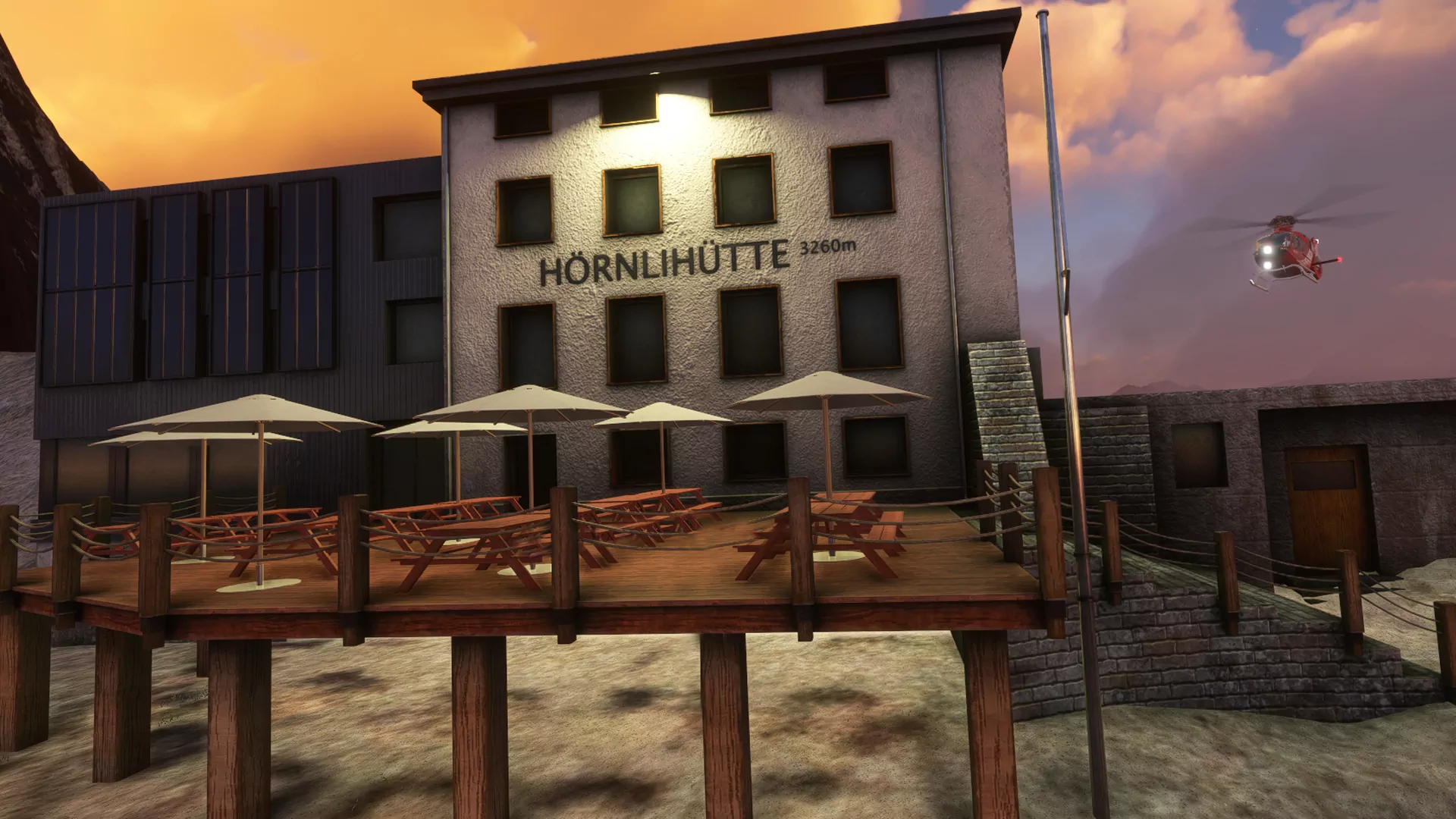 Хелипорт LSEZ ( Церматт, Швейцария )