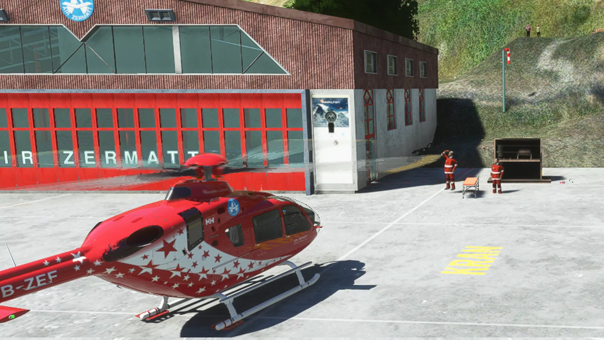 Хелипорт LSEZ ( Церматт, Швейцария )