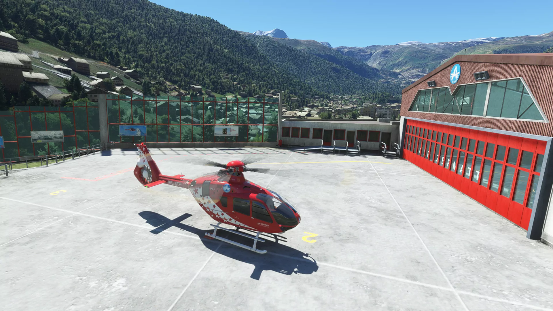 Хелипорт LSEZ ( Церматт, Швейцария )