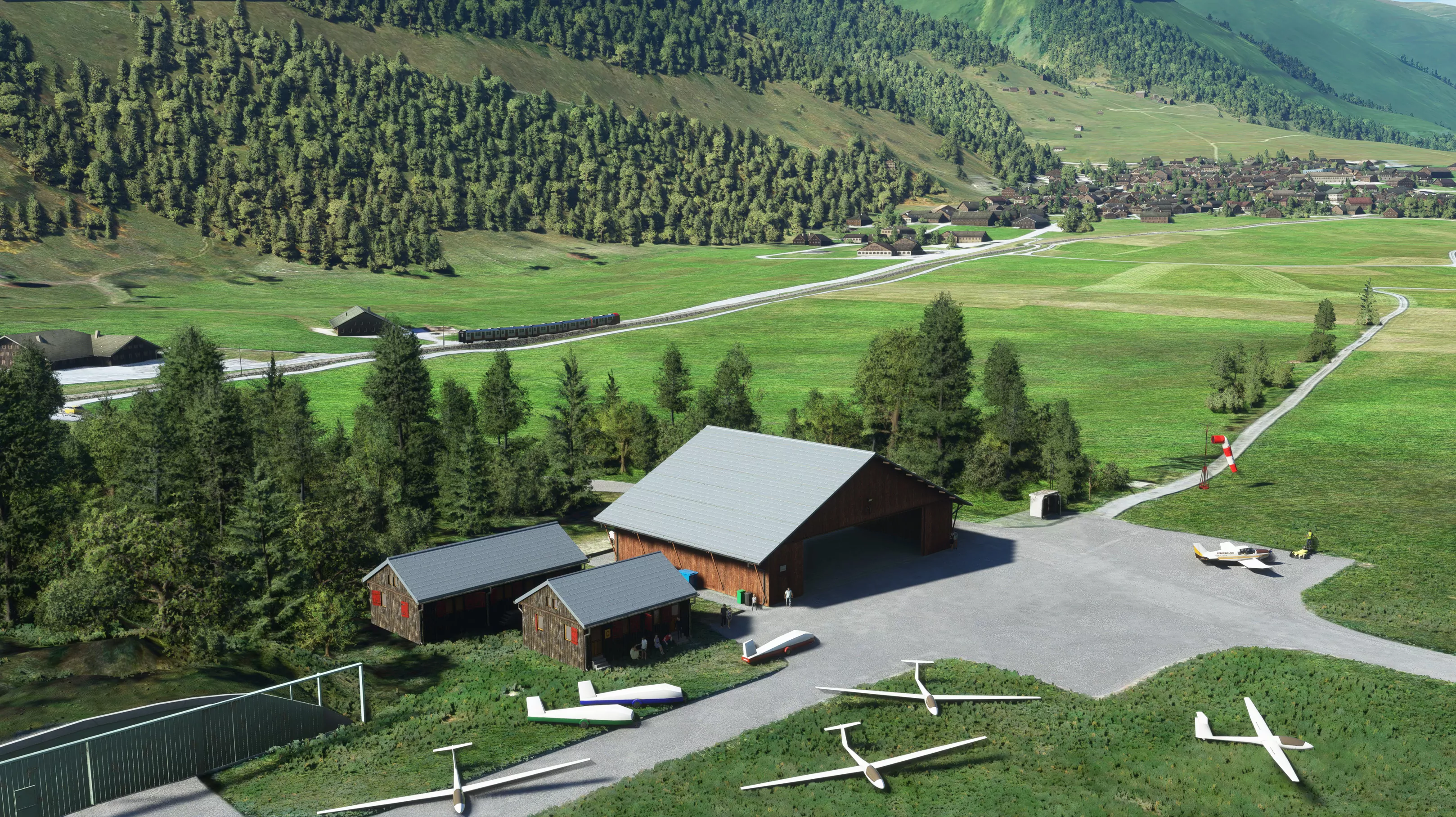 Аэродром LSPU ( Мюнстер, Швейцария )