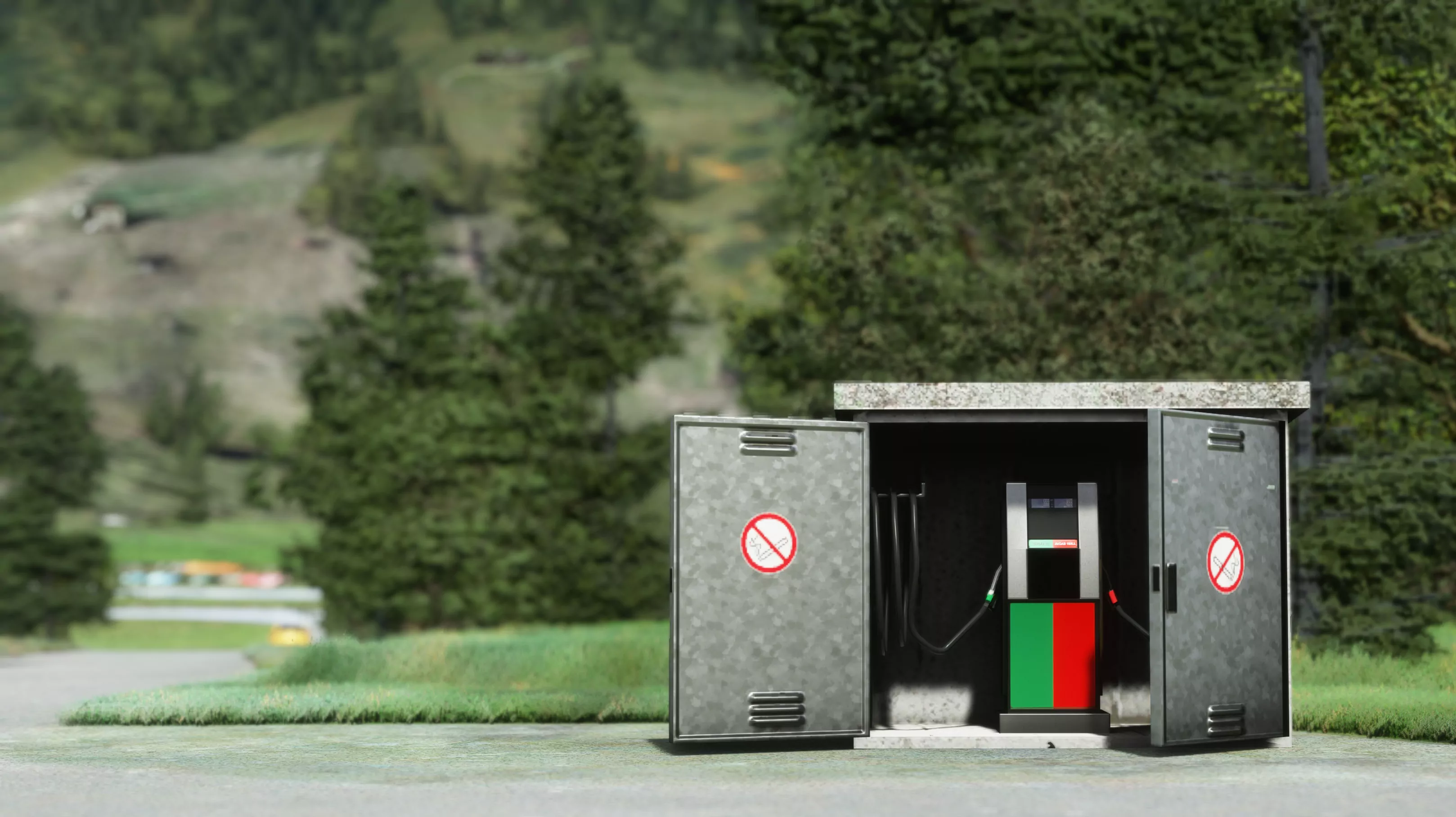 Аэродром LSPU ( Мюнстер, Швейцария )