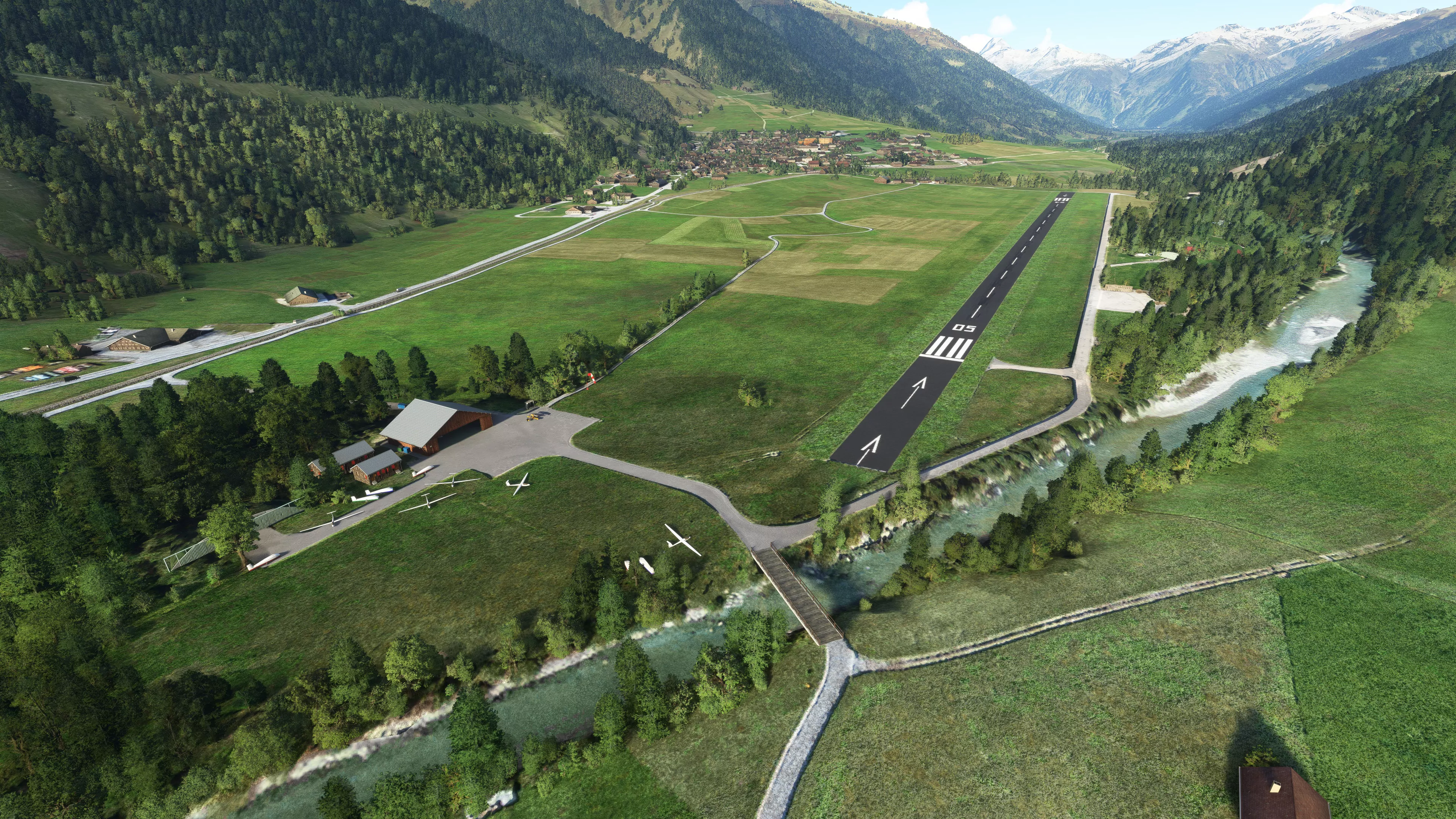 Аэродром LSPU ( Мюнстер, Швейцария )