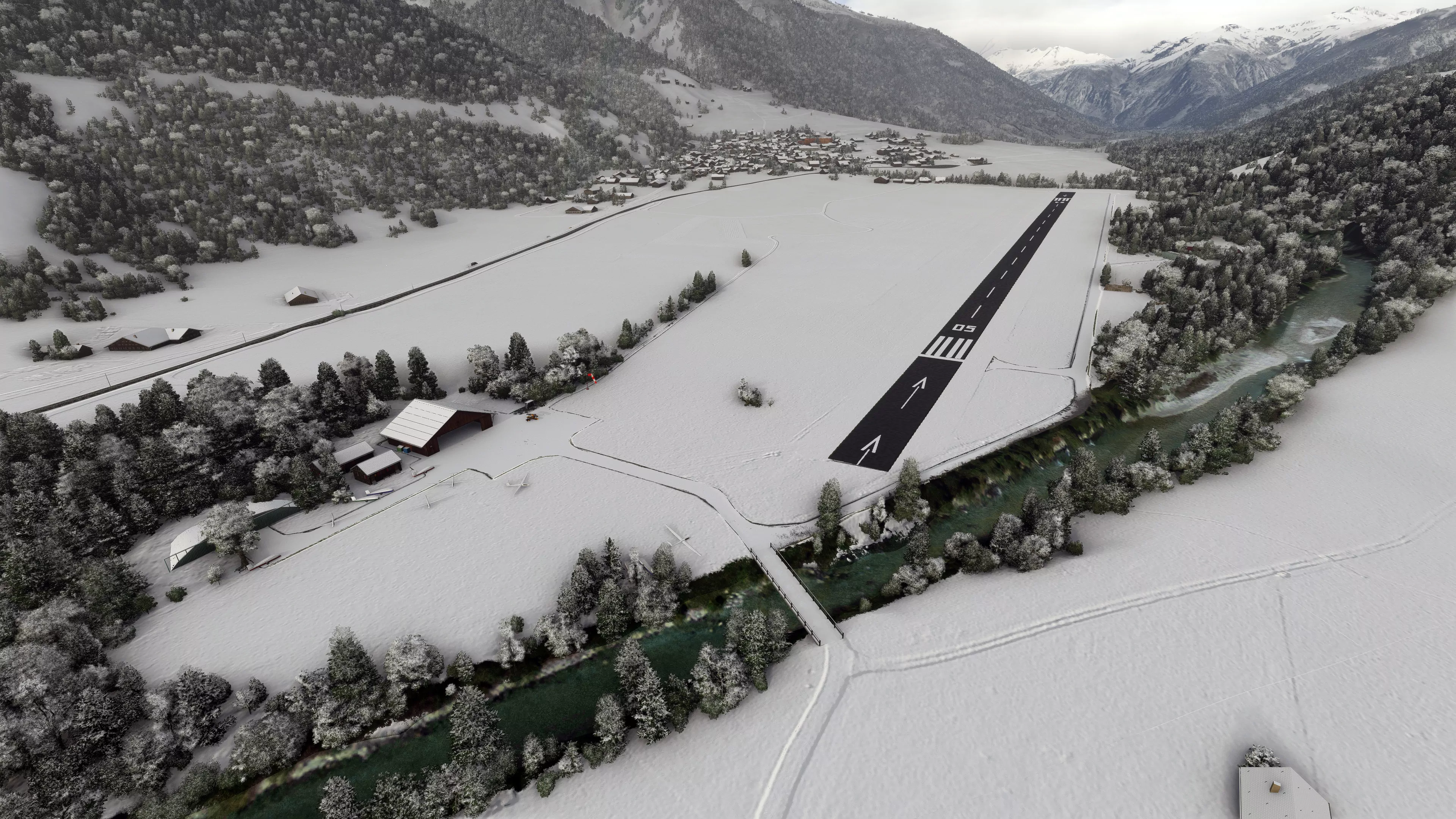 Аэродром LSPU ( Мюнстер, Швейцария )