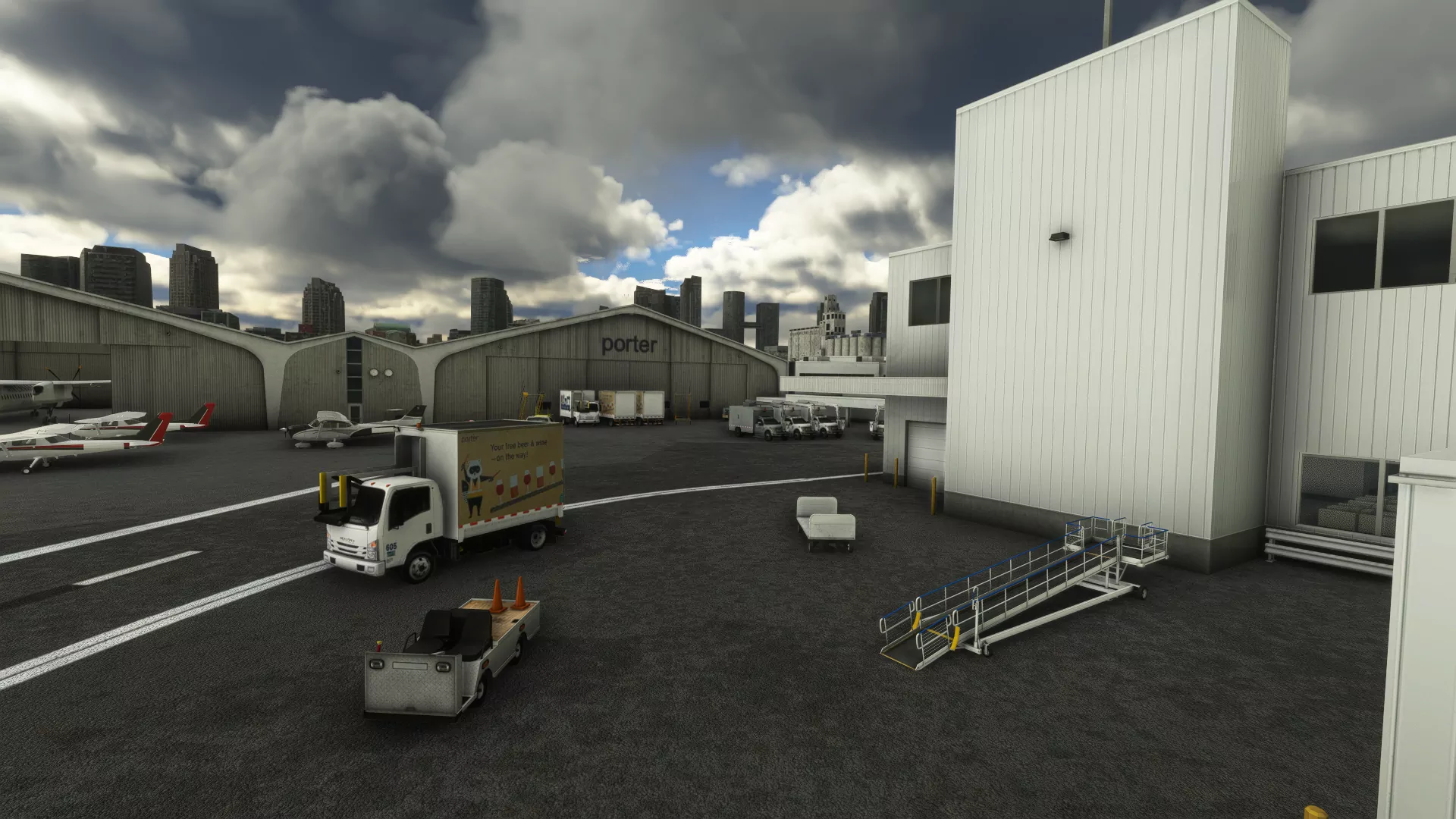 Аэропорт CYTZ ( Торонто, Канада )