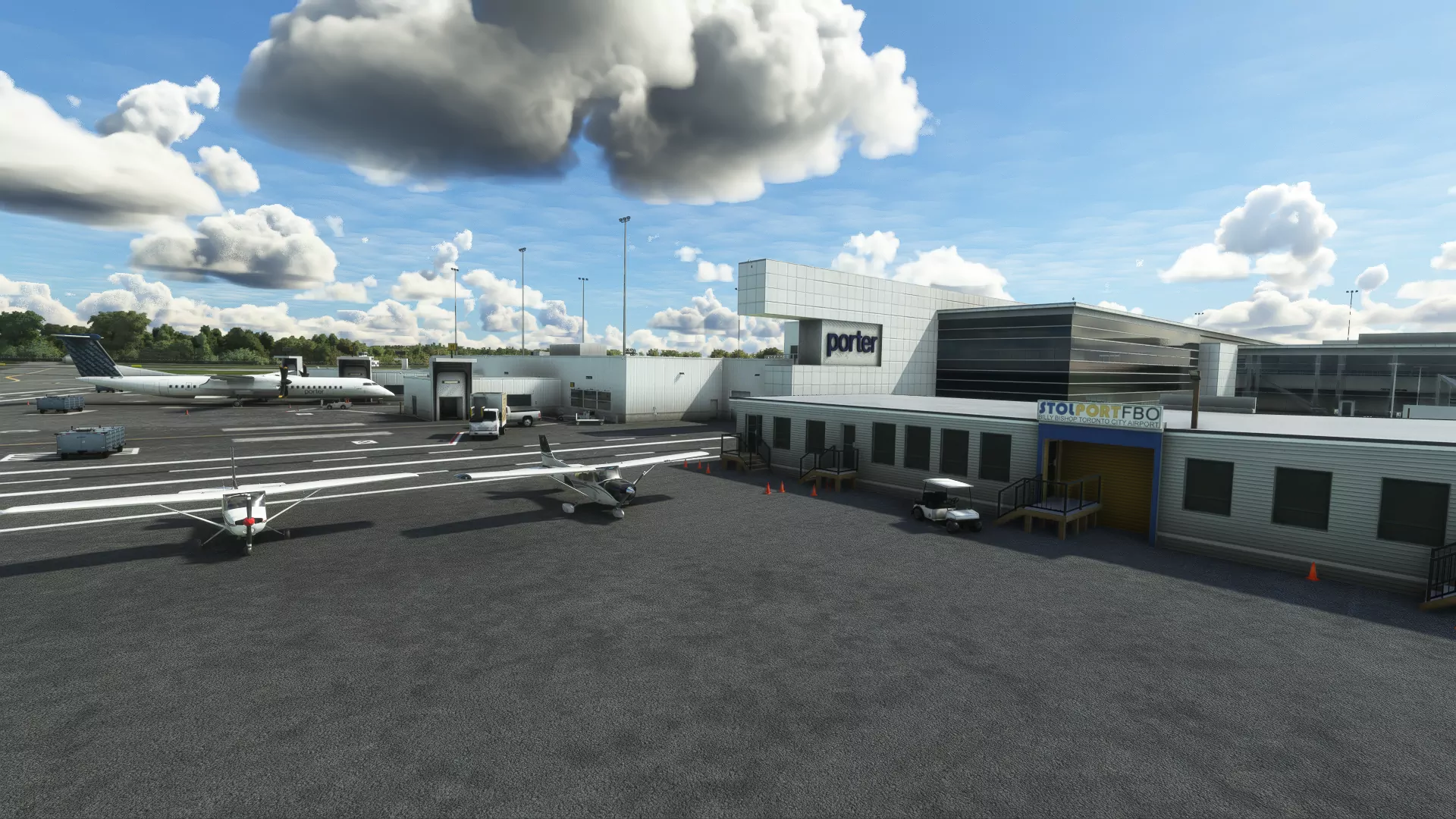 Аэропорт CYTZ ( Торонто, Канада )