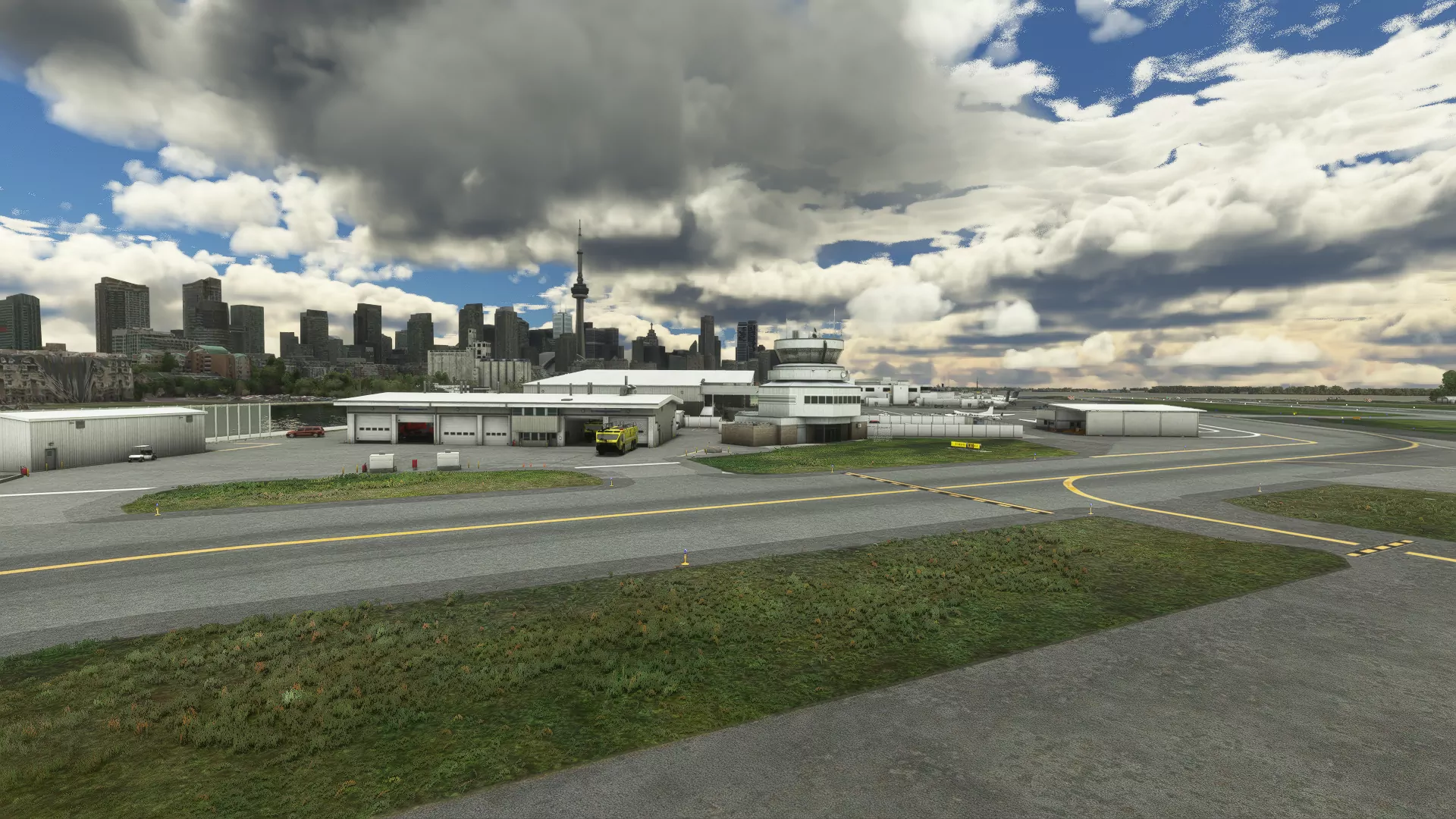 Аэропорт CYTZ ( Торонто, Канада )