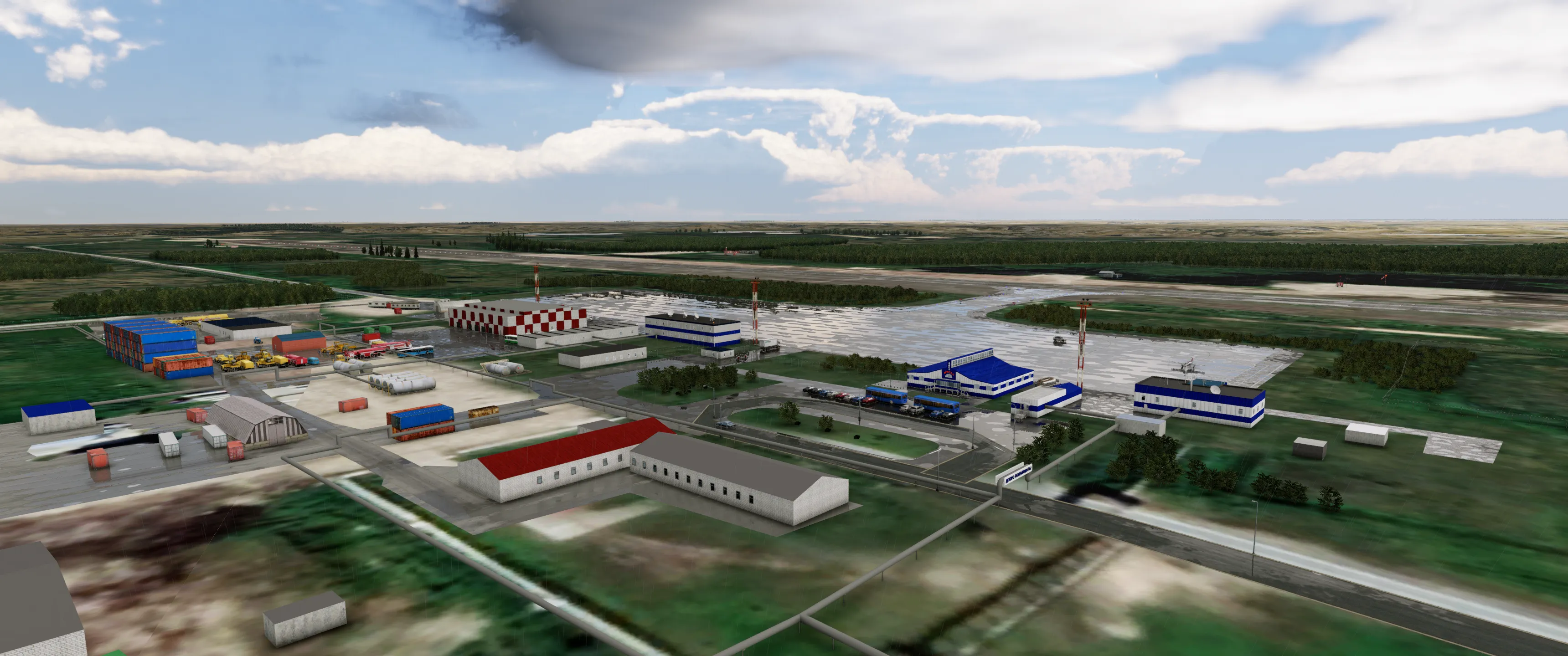 Аэропорт USMQ ( Ямбург, Россия )