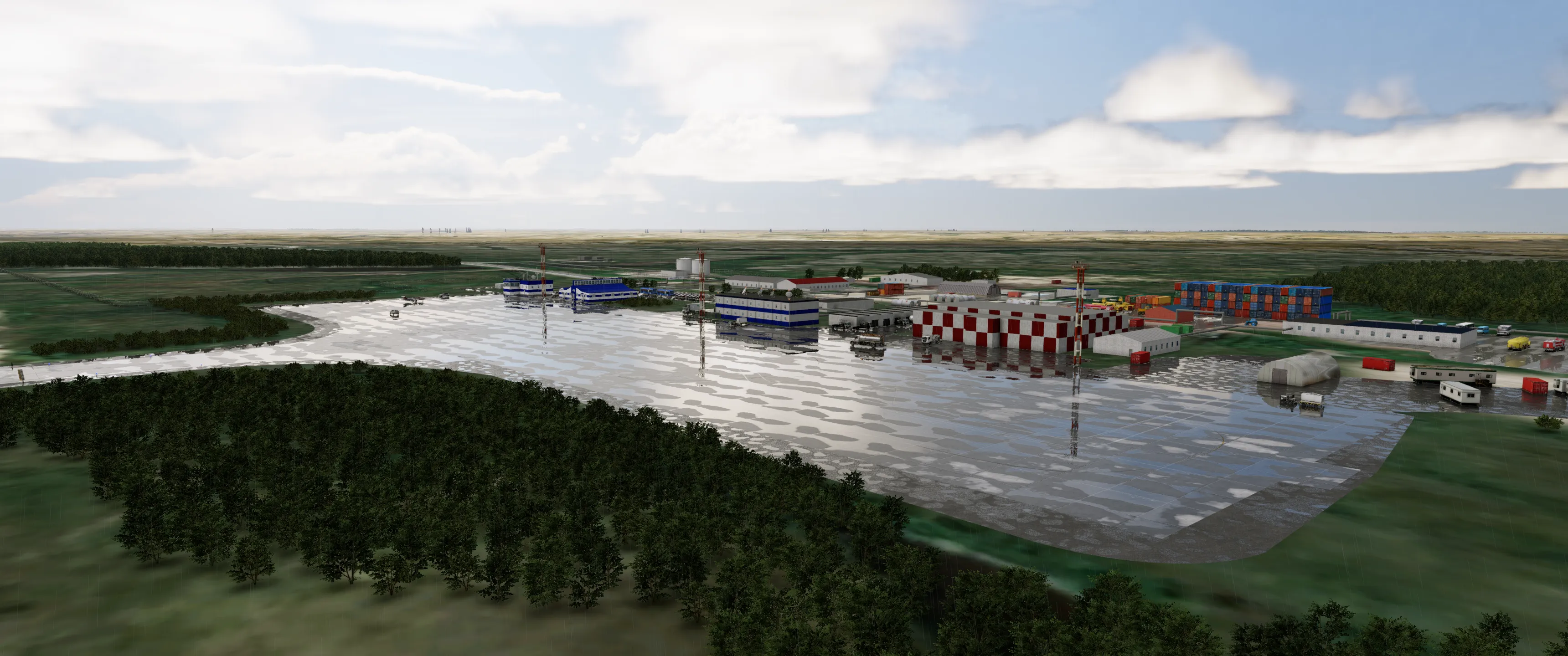 Аэропорт USMQ ( Ямбург, Россия )