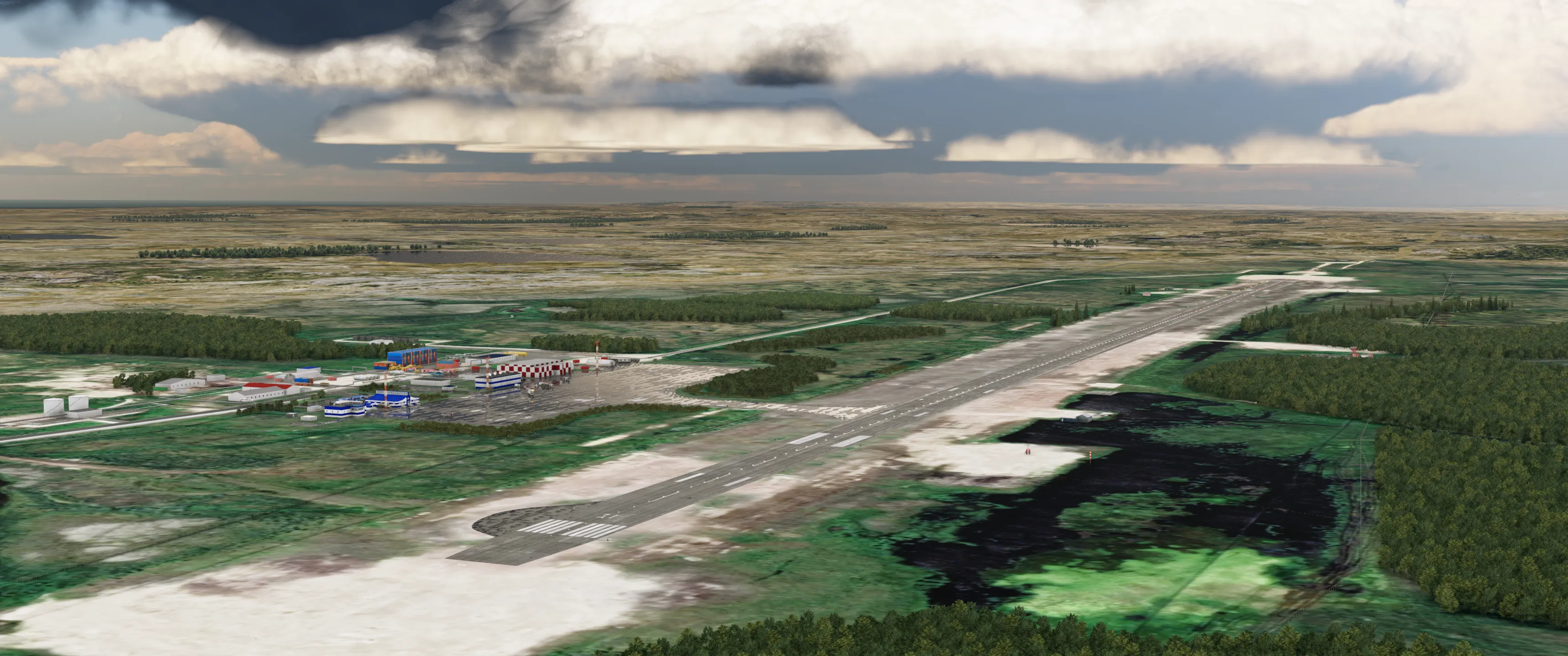 Аэропорт USMQ ( Ямбург, Россия )