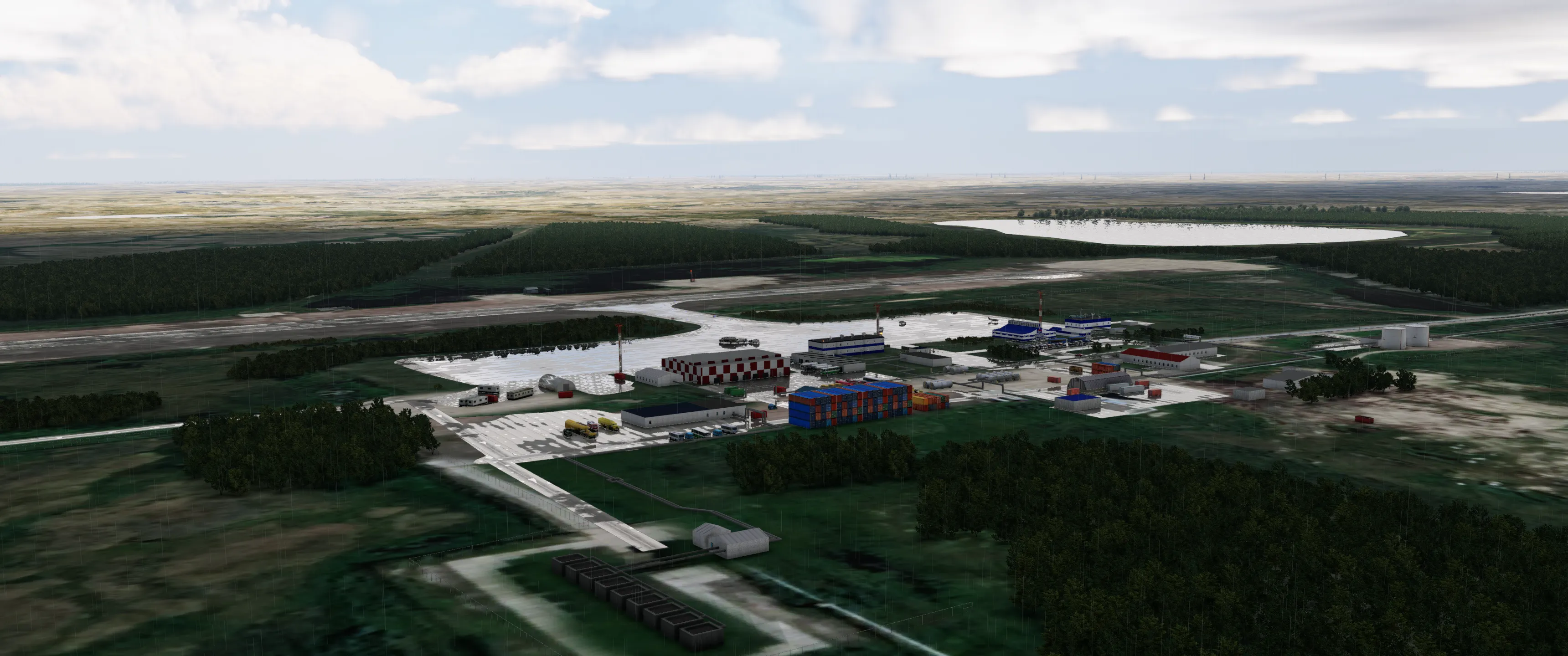 Аэропорт USMQ ( Ямбург, Россия )