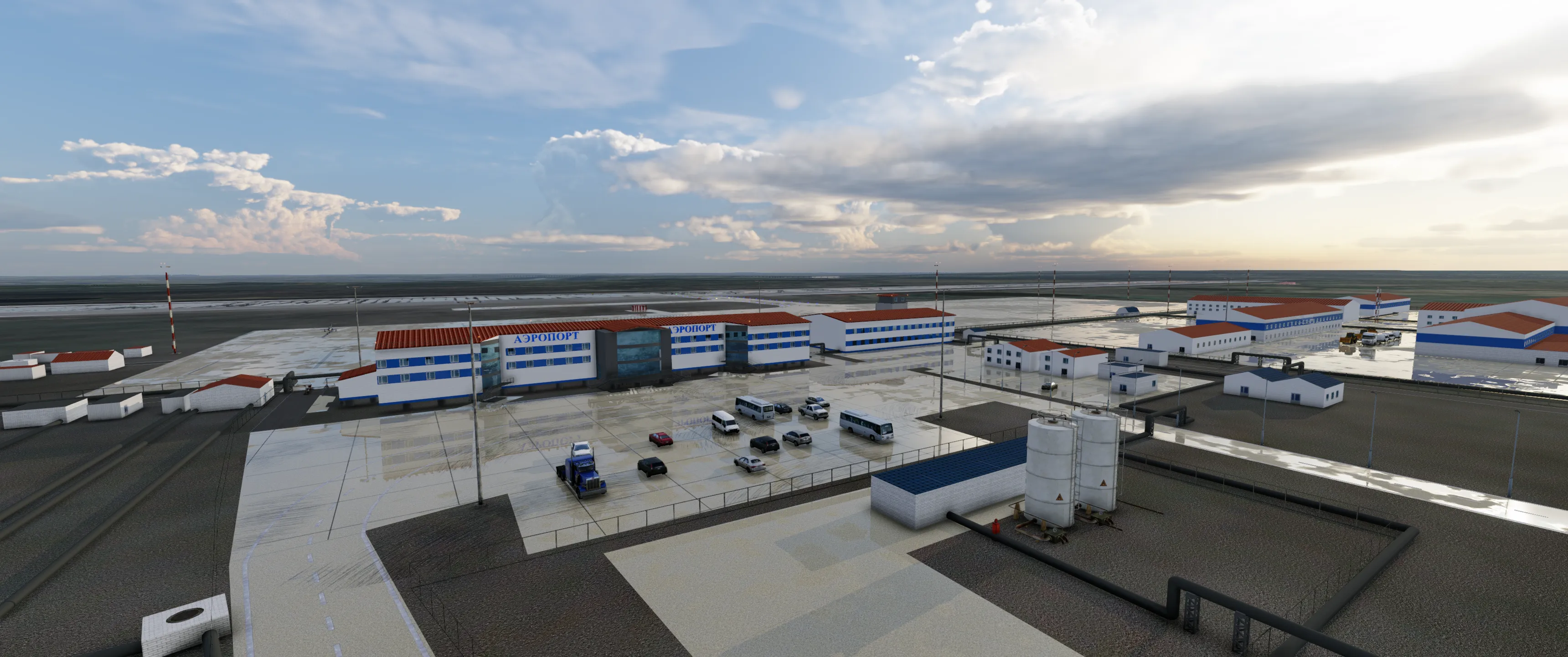 Аэропорт USDB ( Бованенково, Россия )