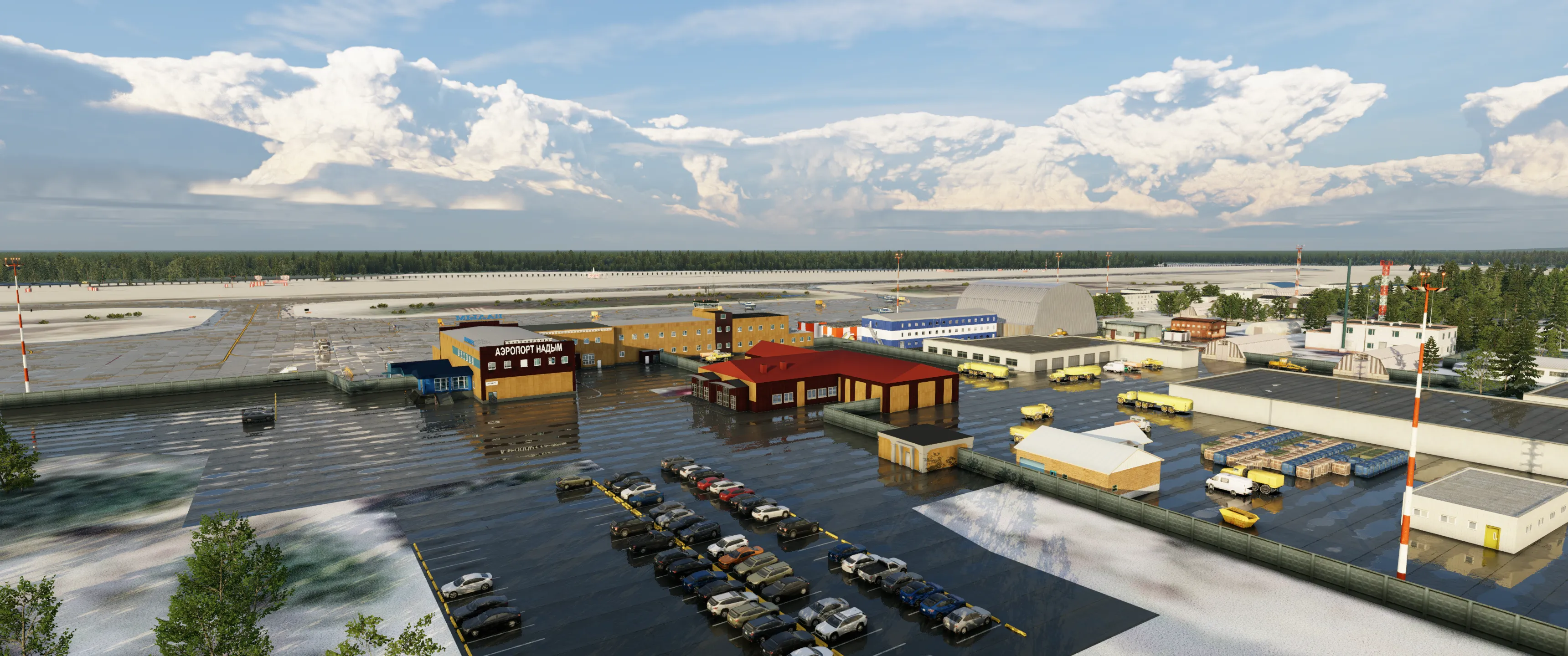 Аэропорт USMM ( Надым, Россия )