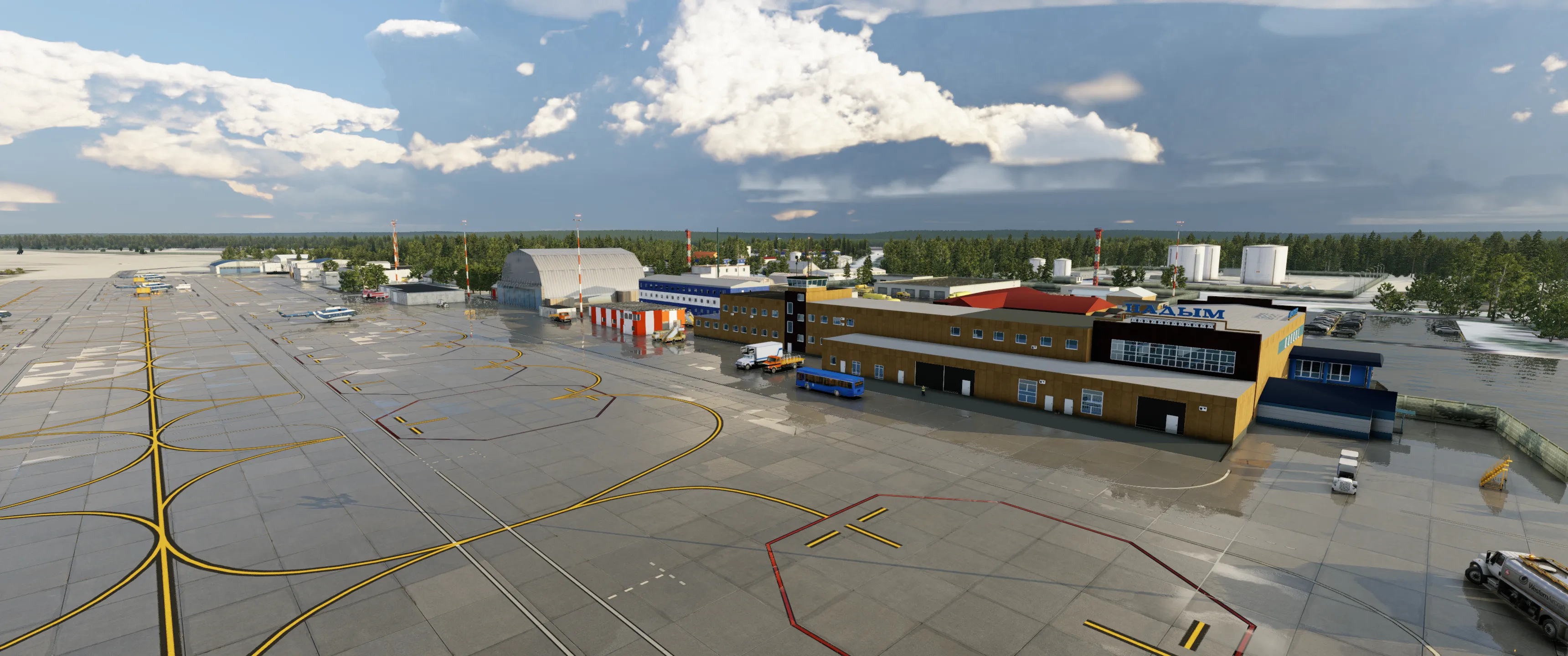 Аэропорт USMM ( Надым, Россия )