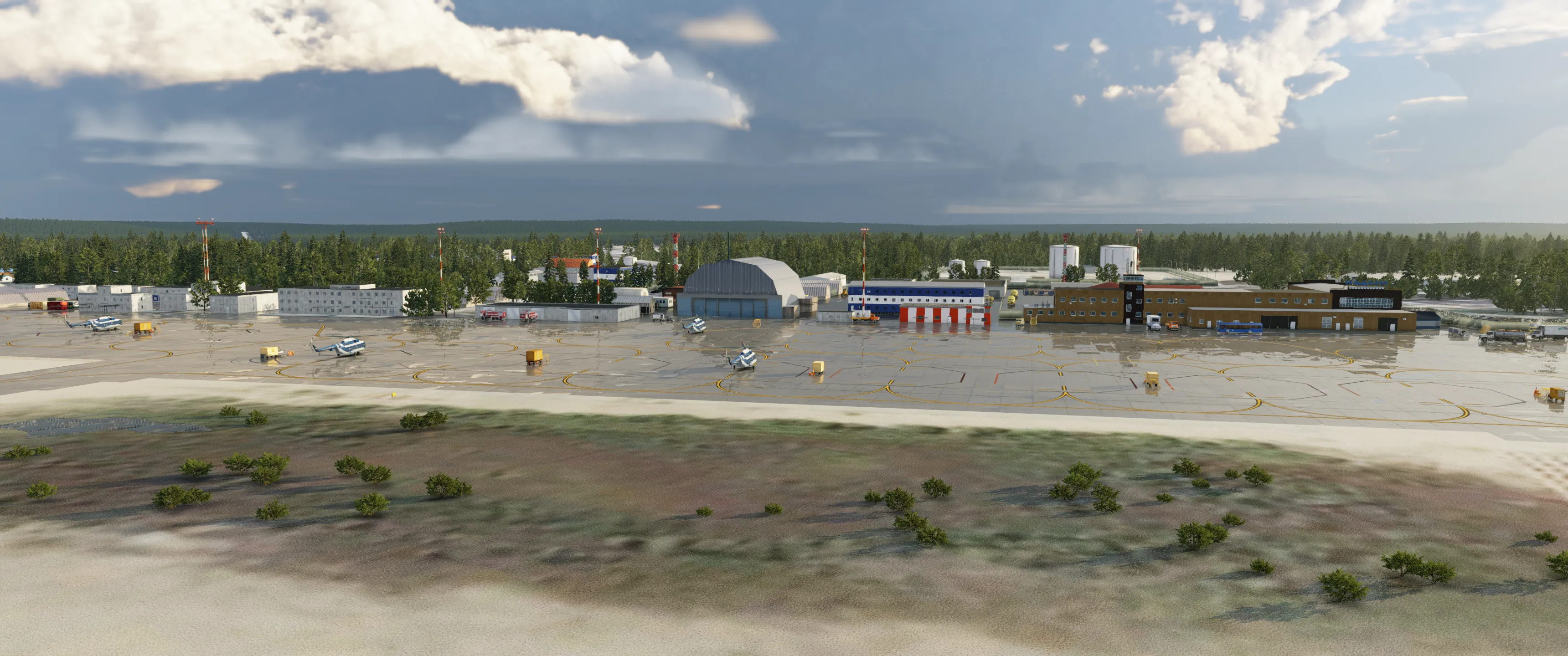 Аэропорт USMM ( Надым, Россия )